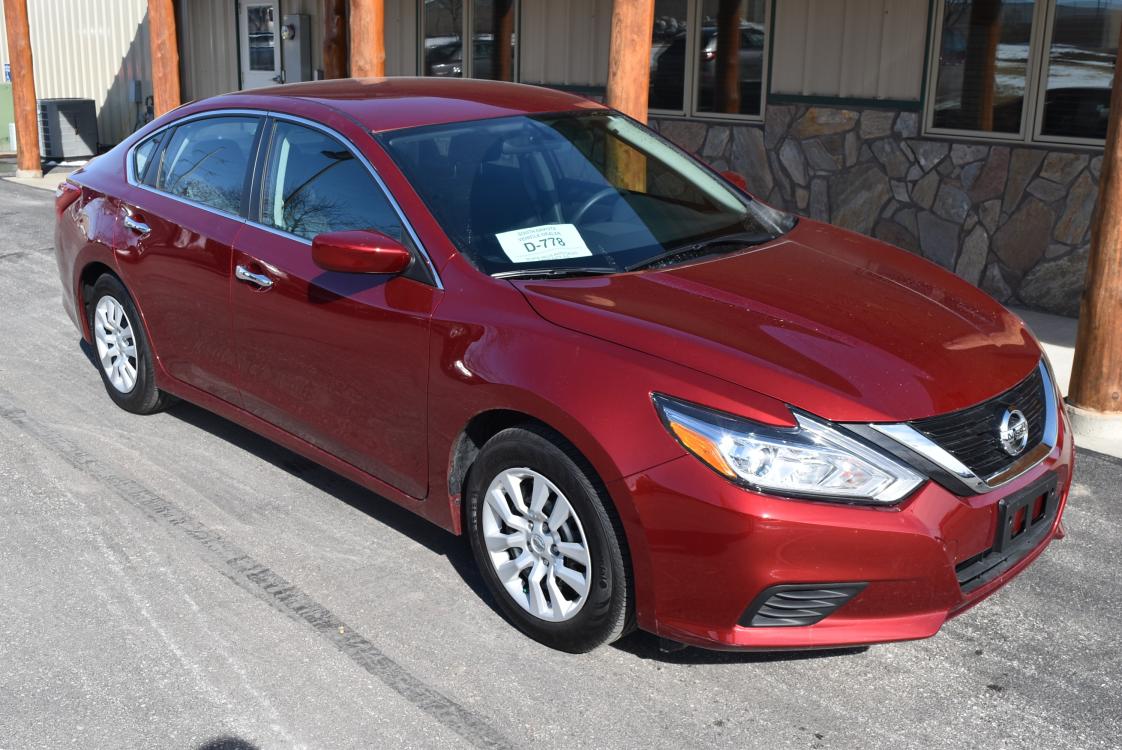 2017 Red Nissan Altima S (1N4AL3AP6HC) with an 2.5L 4 Cyl engine, 1 Speed CVT w/ Overdrive transmission, located at 1600 E Hwy 44, Rapid City, SD, 57703, (605) 716-7878, 44.070232, -103.171410 - Photo #0