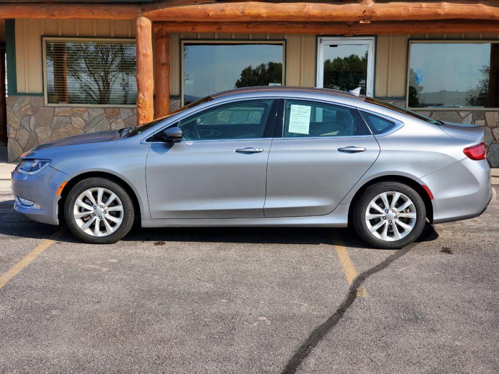2015 Silver Chrysler 200 C (1C3CCCCB0FN) with an 2.4L 4 Cyl Multiair engine, 9-Speed Automatic transmission, located at 1600 E Hwy 44, Rapid City, SD, 57703, (605) 716-7878, 44.070232, -103.171410 - Photo #3