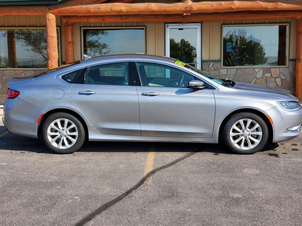 2015 Silver Chrysler 200 C (1C3CCCCB0FN) with an 2.4L 4 Cyl Multiair engine, 9-Speed Automatic transmission, located at 1600 E Hwy 44, Rapid City, SD, 57703, (605) 716-7878, 44.070232, -103.171410 - Photo #4