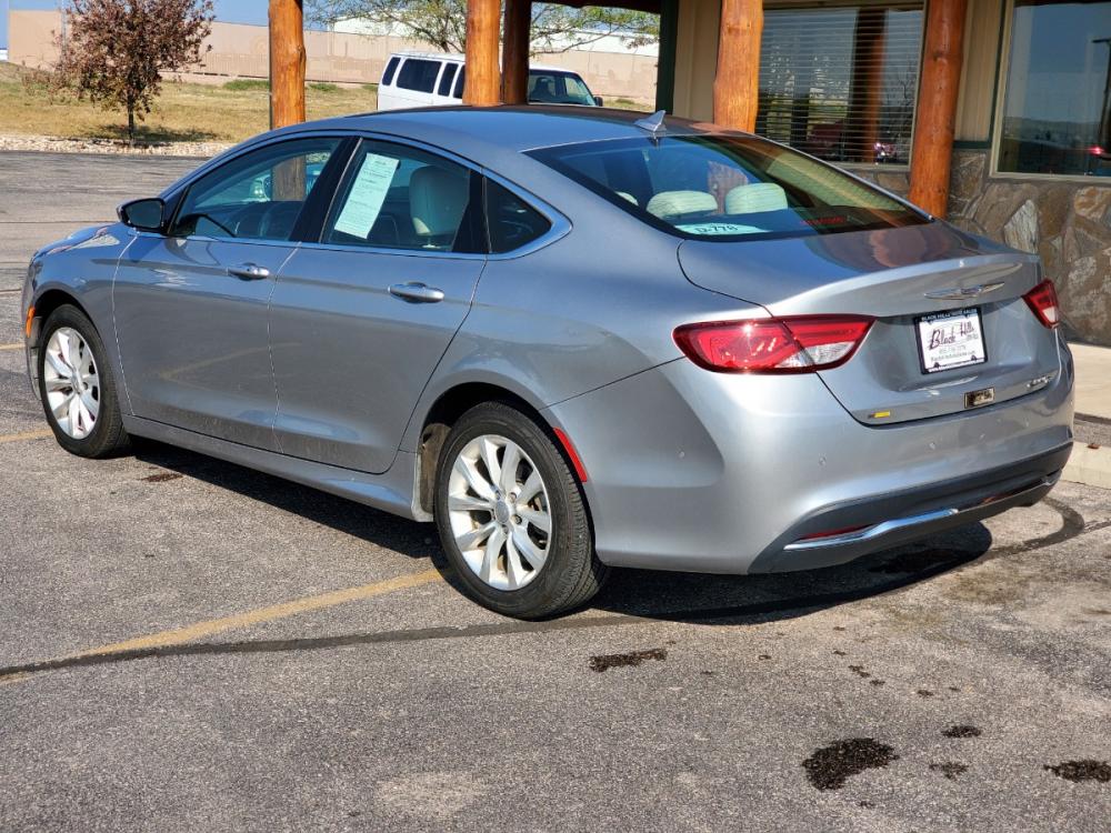 2015 Silver Chrysler 200 C (1C3CCCCB0FN) with an 2.4L 4 Cyl Multiair engine, 9-Speed Automatic transmission, located at 1600 E Hwy 44, Rapid City, SD, 57703, (605) 716-7878, 44.070232, -103.171410 - Photo #7