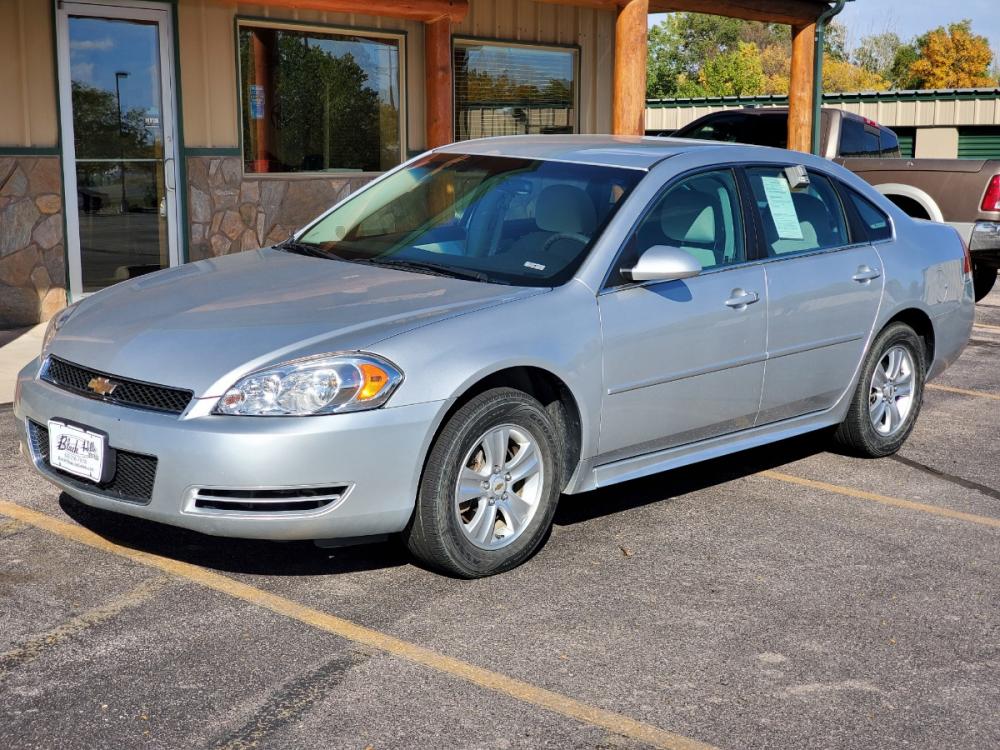2015 Silver Chevrolet Impala LS (2G1WA5E30F1) with an 3.6L V6 engine, 6-Speed Automatic transmission, located at 1600 E Hwy 44, Rapid City, SD, 57703, (605) 716-7878, 44.070232, -103.171410 - Photo #2