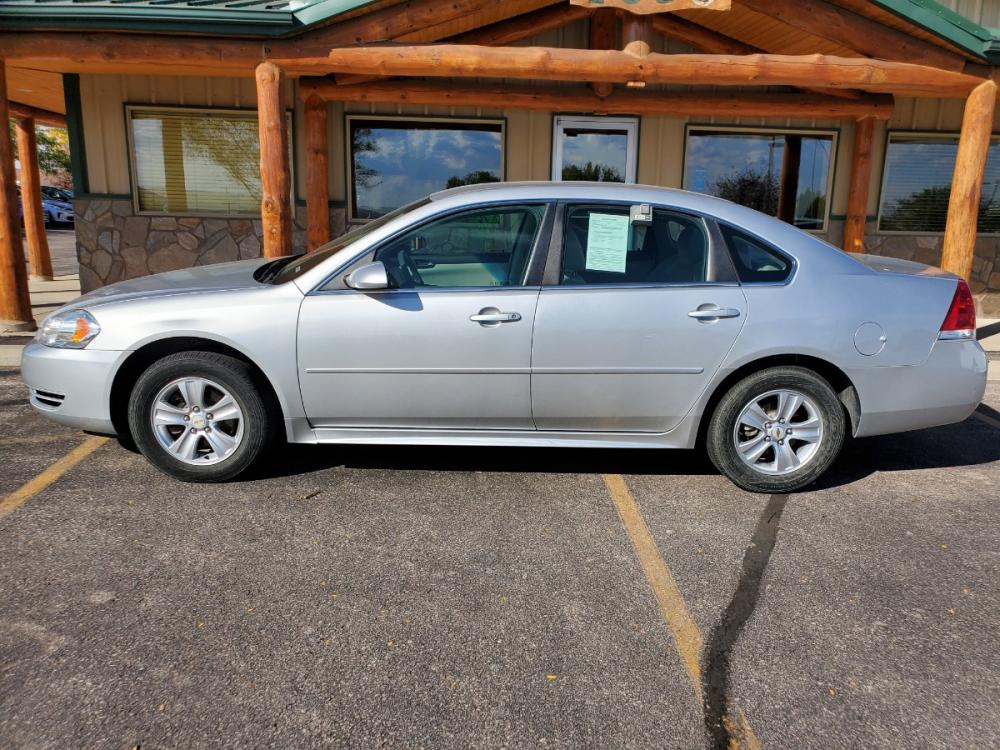 2015 Silver Chevrolet Impala LS (2G1WA5E30F1) with an 3.6L V6 engine, 6-Speed Automatic transmission, located at 1600 E Hwy 44, Rapid City, SD, 57703, (605) 716-7878, 44.070232, -103.171410 - Photo #3