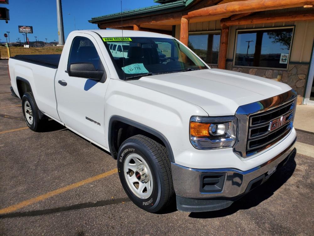 2015 White GMC Sierra 1500 (1GTN1TEC7FZ) with an 5.3L V8 Ecotec3 with Active Fuel Management engine, 6-Speed Automatic Electronically Controlled transmission, located at 1600 E Hwy 44, Rapid City, SD, 57703, (605) 716-7878, 44.070232, -103.171410 - Photo #0