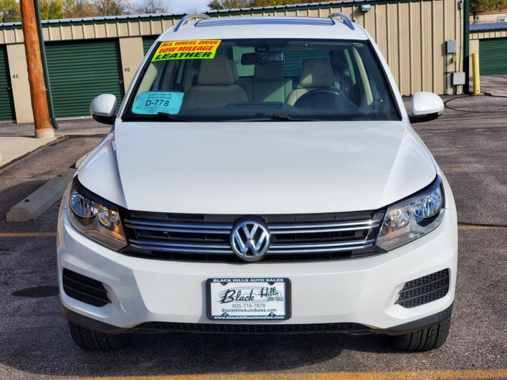 2017 White Volkswagen Tiguan Wolfsburg (WVGSV7AX8HK) with an 2.0L 4-Cyl Intercooled Turbo Charged engine, 6-Speed Automatic transmission, located at 1600 E Hwy 44, Rapid City, SD, 57703, (605) 716-7878, 44.070232, -103.171410 - Photo #1