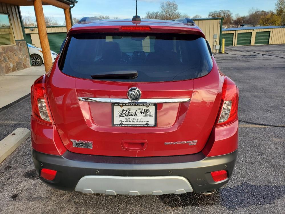 2016 Red Buick Encore Premium (KL4CJHSBXGB) with an 1.4L 4 Cyl Ecotec Turbo VVT DOHC engine, 6-Speed Automatic Electronically Controlled with Overdrive transmission, located at 1600 E Hwy 44, Rapid City, SD, 57703, (605) 716-7878, 44.070232, -103.171410 - Photo #6