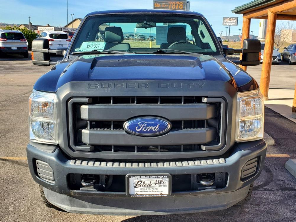 2014 Blue Ford F250 XL (1FTBF2B6XEE) with an 6.2L V8 SOHC EFI engine, 6-Speed Torqshift Automatic w/ OD transmission, located at 1600 E Hwy 44, Rapid City, SD, 57703, (605) 716-7878, 44.070232, -103.171410 - Photo #1