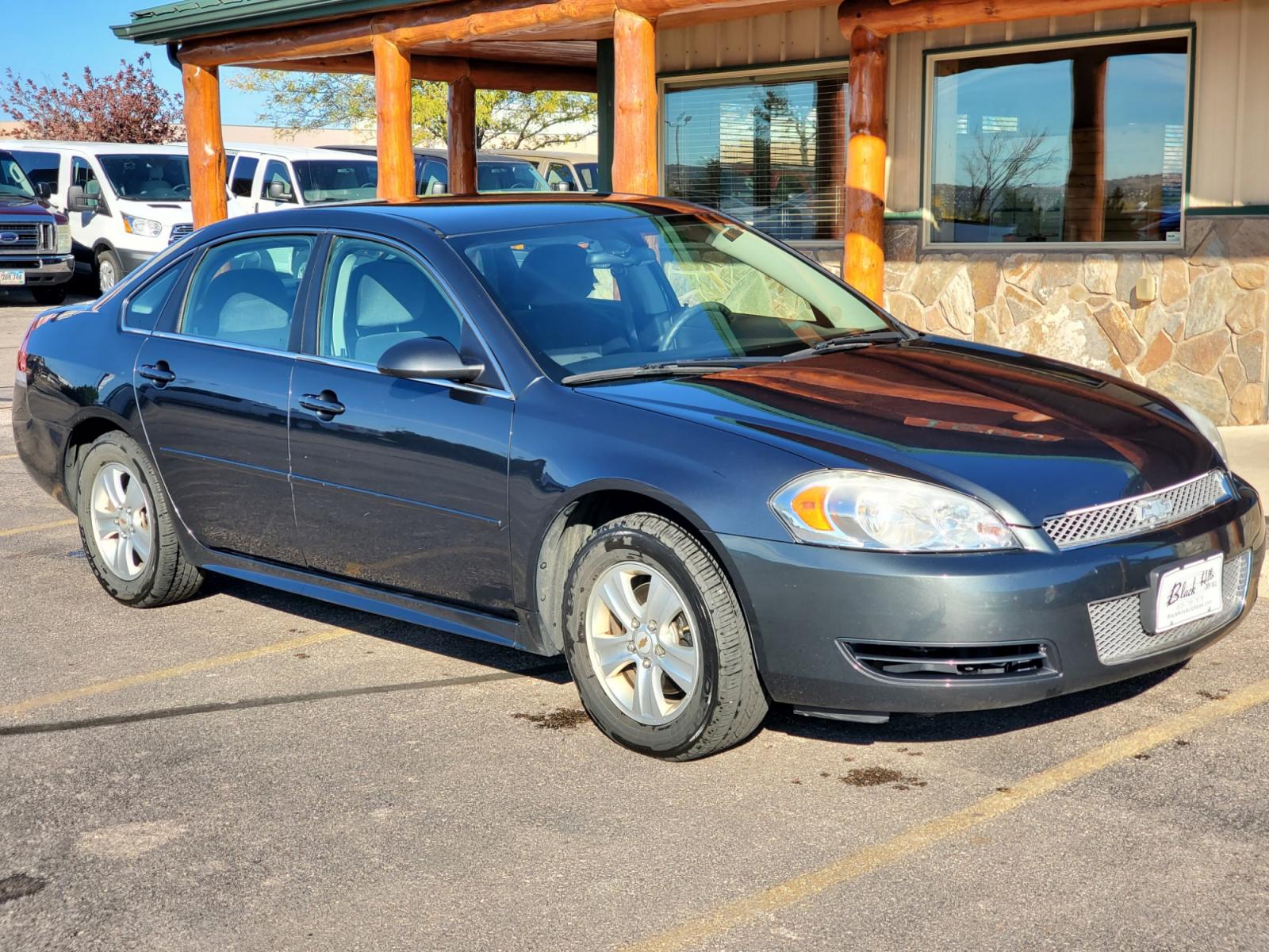 2014 Gray /Gray Chevrolet Impala Limited LS (2G1WA5E37E1) with an 3.6L V-6 engine, 6-Speed Automatic transmission, located at 1600 E Hwy 44, Rapid City, SD, 57703, (605) 716-7878, 44.070232, -103.171410 - Photo #0