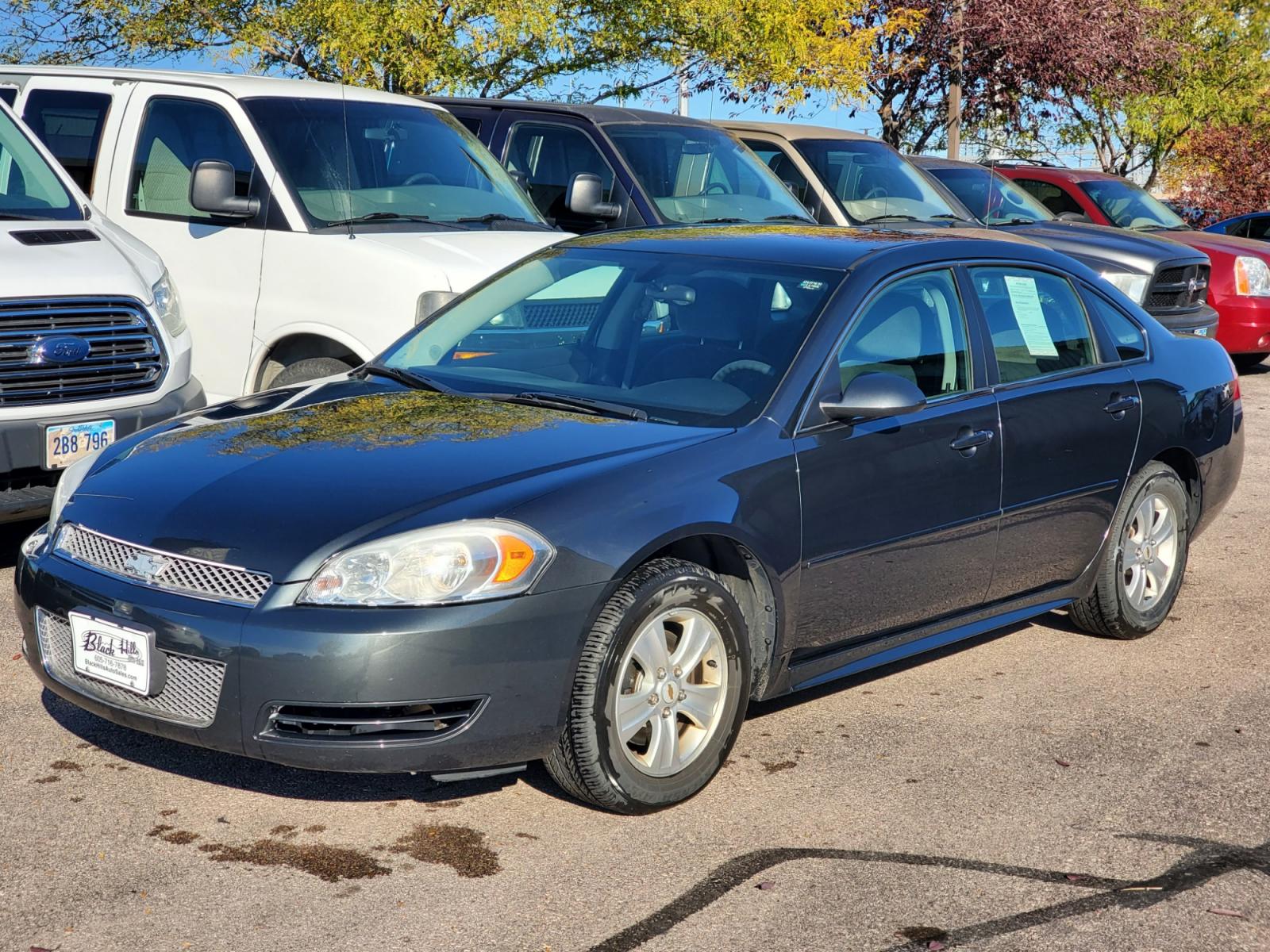 2014 Gray /Gray Chevrolet Impala Limited LS (2G1WA5E37E1) with an 3.6L V-6 engine, 6-Speed Automatic transmission, located at 1600 E Hwy 44, Rapid City, SD, 57703, (605) 716-7878, 44.070232, -103.171410 - Photo #2