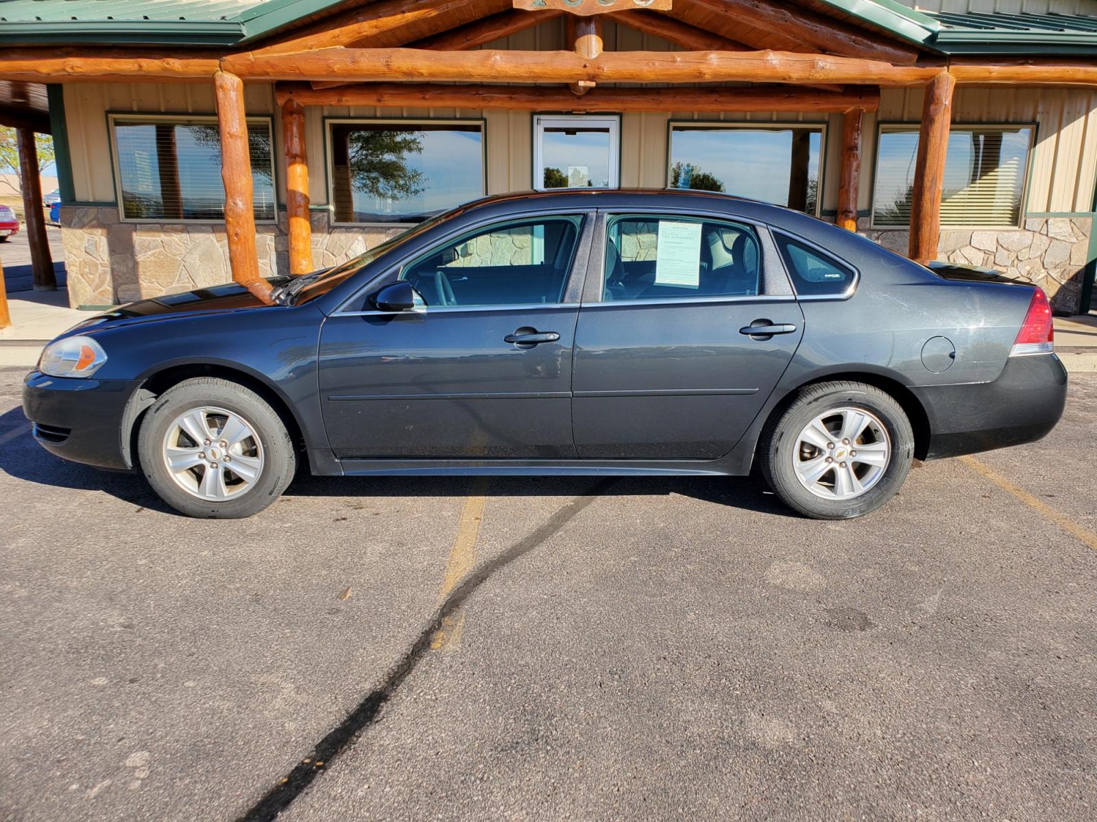 2014 Gray /Gray Chevrolet Impala Limited LS (2G1WA5E37E1) with an 3.6L V-6 engine, 6-Speed Automatic transmission, located at 1600 E Hwy 44, Rapid City, SD, 57703, (605) 716-7878, 44.070232, -103.171410 - Photo #3