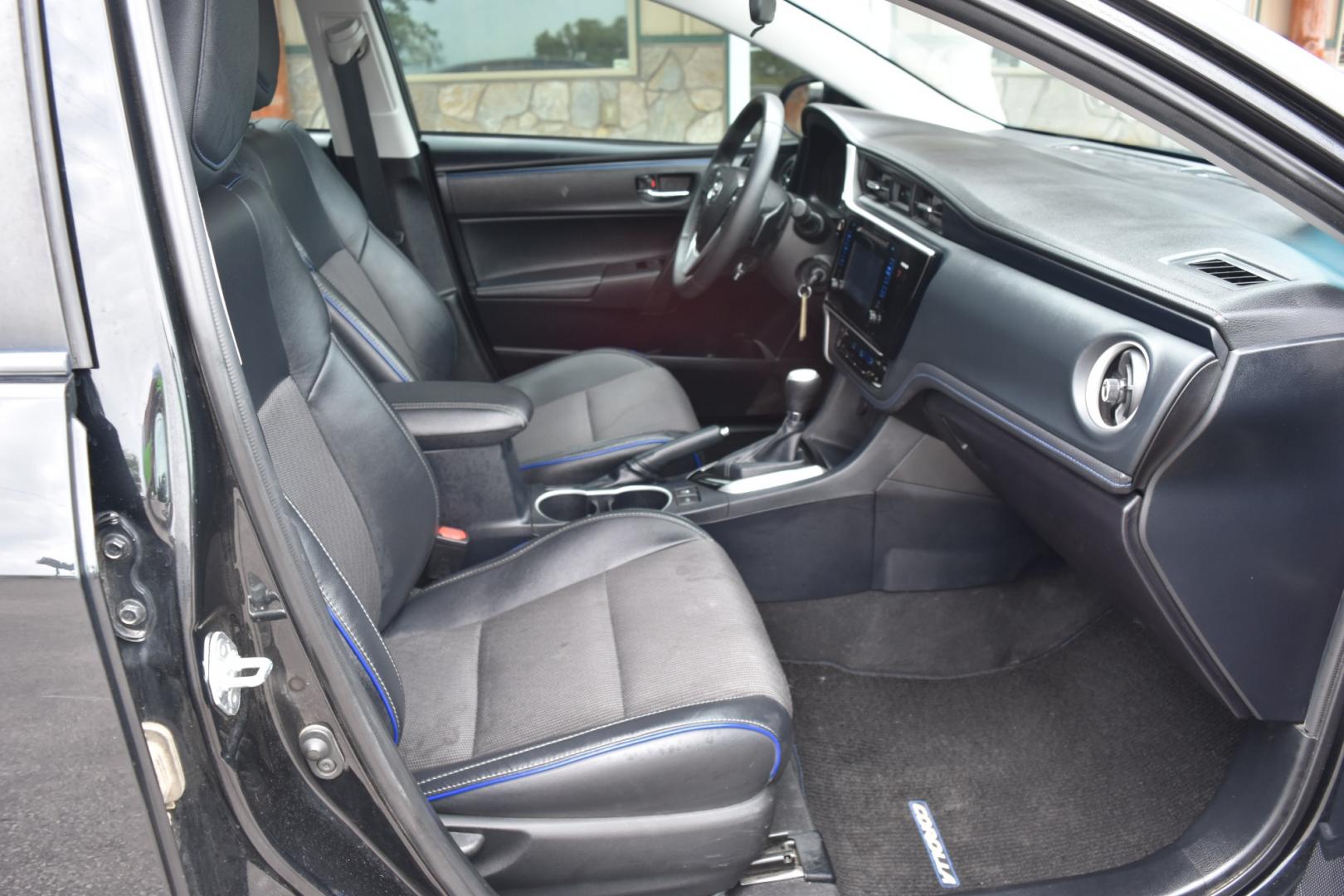 2017 Black Toyota Corolla SE (2T1BURHE5HC) with an 1.8L 4 Cyl engine, AV-S7 Automatic transmission, located at 1600 E Hwy 44, Rapid City, SD, 57703, (605) 716-7878, 44.070232, -103.171410 - Photo#9