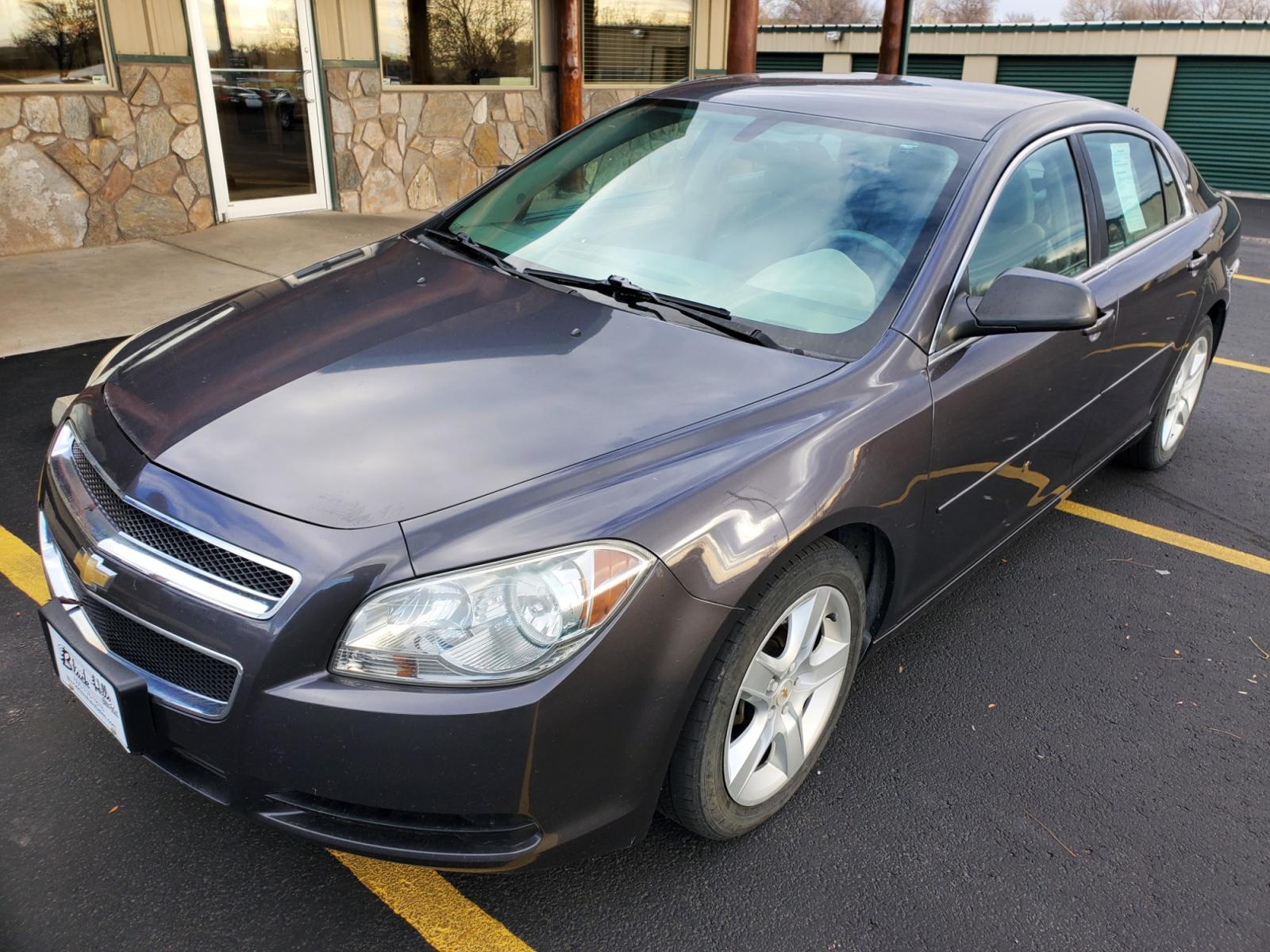 2012 Gray /Lt Gray Chevrolet Malibu LS (1G1ZA5EU9CF) with an 2.4L 4 Cyl Ecotec DOHC 16, Valve Variable Valve Timing, MFI engine, 6-Speed Automatic transmission, located at 1600 E Hwy 44, Rapid City, SD, 57703, (605) 716-7878, 44.070232, -103.171410 - Photo #2