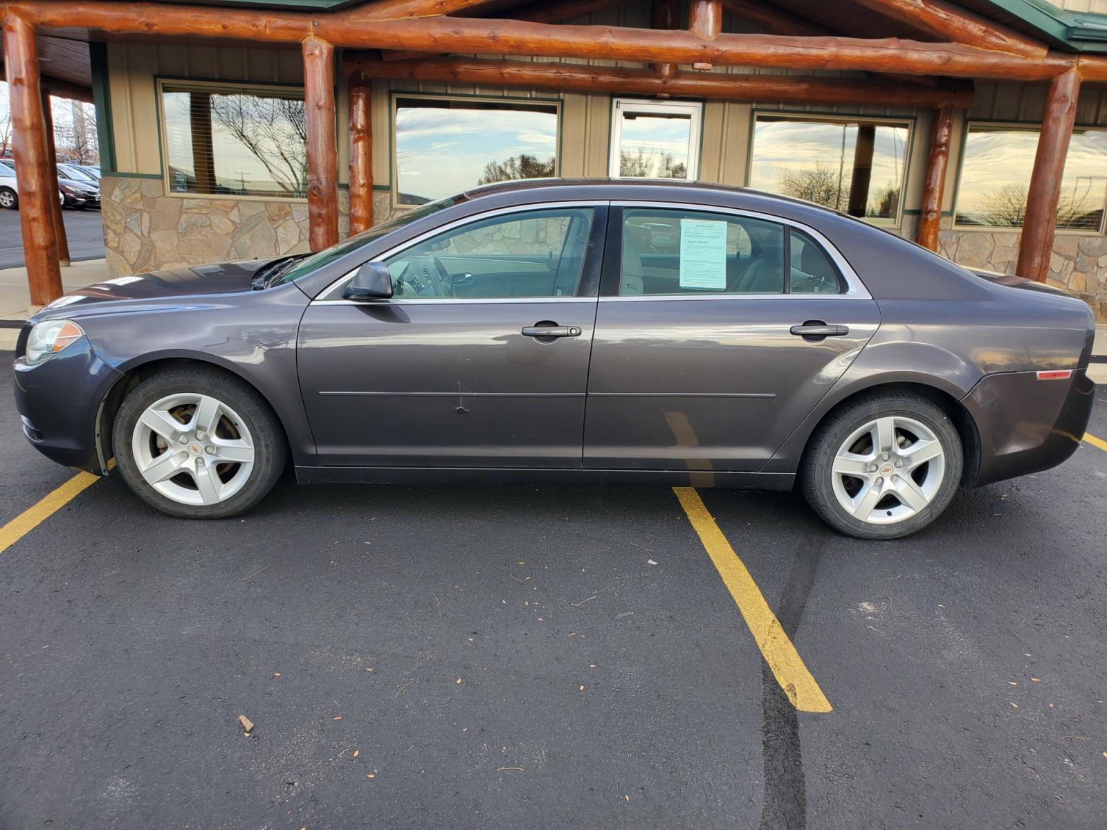 2012 Gray /Lt Gray Chevrolet Malibu LS (1G1ZA5EU9CF) with an 2.4L 4 Cyl Ecotec DOHC 16, Valve Variable Valve Timing, MFI engine, 6-Speed Automatic transmission, located at 1600 E Hwy 44, Rapid City, SD, 57703, (605) 716-7878, 44.070232, -103.171410 - Photo #3