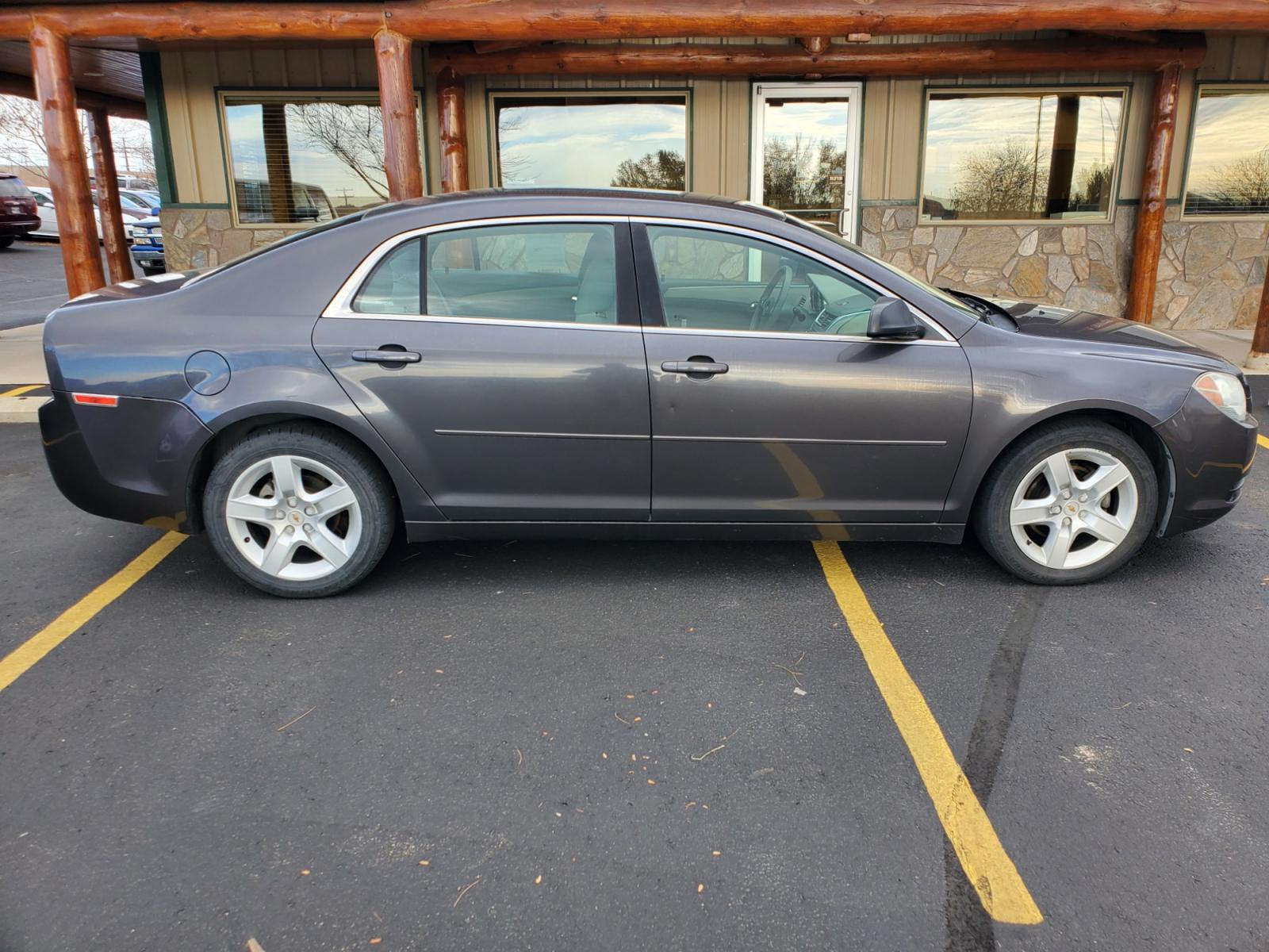 2012 Gray /Lt Gray Chevrolet Malibu LS (1G1ZA5EU9CF) with an 2.4L 4 Cyl Ecotec DOHC 16, Valve Variable Valve Timing, MFI engine, 6-Speed Automatic transmission, located at 1600 E Hwy 44, Rapid City, SD, 57703, (605) 716-7878, 44.070232, -103.171410 - Photo #4