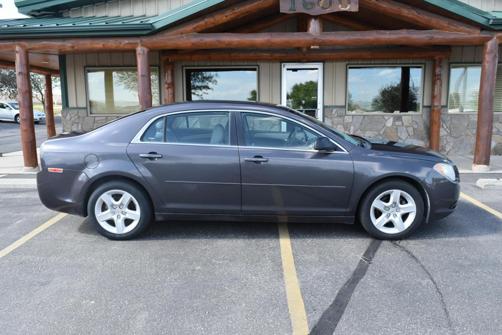 2012 Gray /Lt Gray Chevrolet Malibu LS (1G1ZA5EU9CF) with an 2.4L 4 Cyl Ecotec DOHC 16, Valve Variable Valve Timing, MFI engine, 6-Speed Automatic transmission, located at 1600 E Hwy 44, Rapid City, SD, 57703, (605) 716-7878, 44.070232, -103.171410 - Photo#5