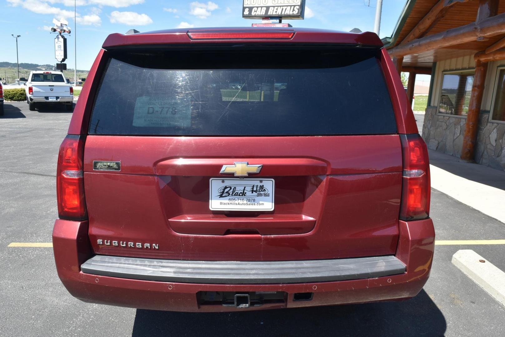 2019 Maroon /Black Chevrolet Suburban LS Fleet (1GNSKKKCXKR) with an 5.3L V-8 engine, 6-Speed Automatic transmission, located at 1600 E Hwy 44, Rapid City, SD, 57703, (605) 716-7878, 44.070232, -103.171410 - Photo#7