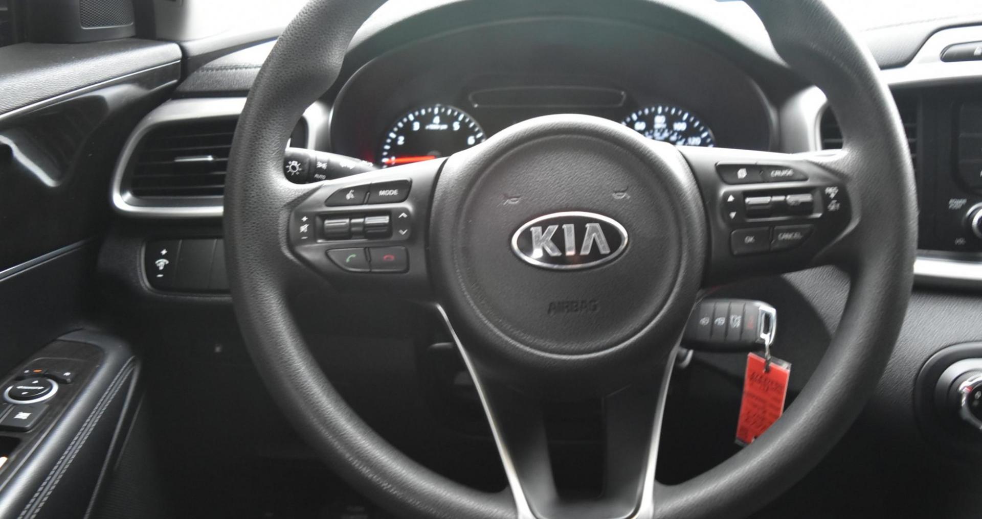 2017 Black Kia Sorento LX (5XYPGDA37HG) with an 2.4L 4 Cyl engine, 6-Speed Automatic w/OD transmission, located at 1600 E Hwy 44, Rapid City, SD, 57703, (605) 716-7878, 44.070232, -103.171410 - Photo#14
