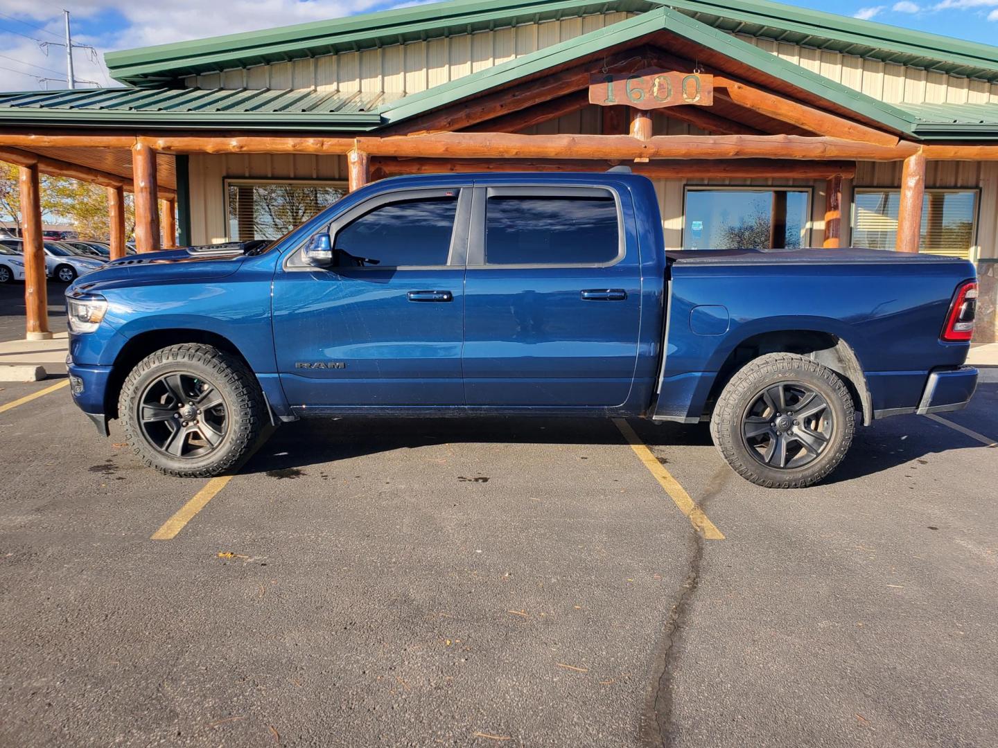 2019 Blue Ram 1500 Rebel (1C6SRFLTXKN) with an 5.7L V-8 "HEMI" engine, 8-Spees Automartic transmission, located at 1600 E Hwy 44, Rapid City, SD, 57703, (605) 716-7878, 44.070232, -103.171410 - Photo#2