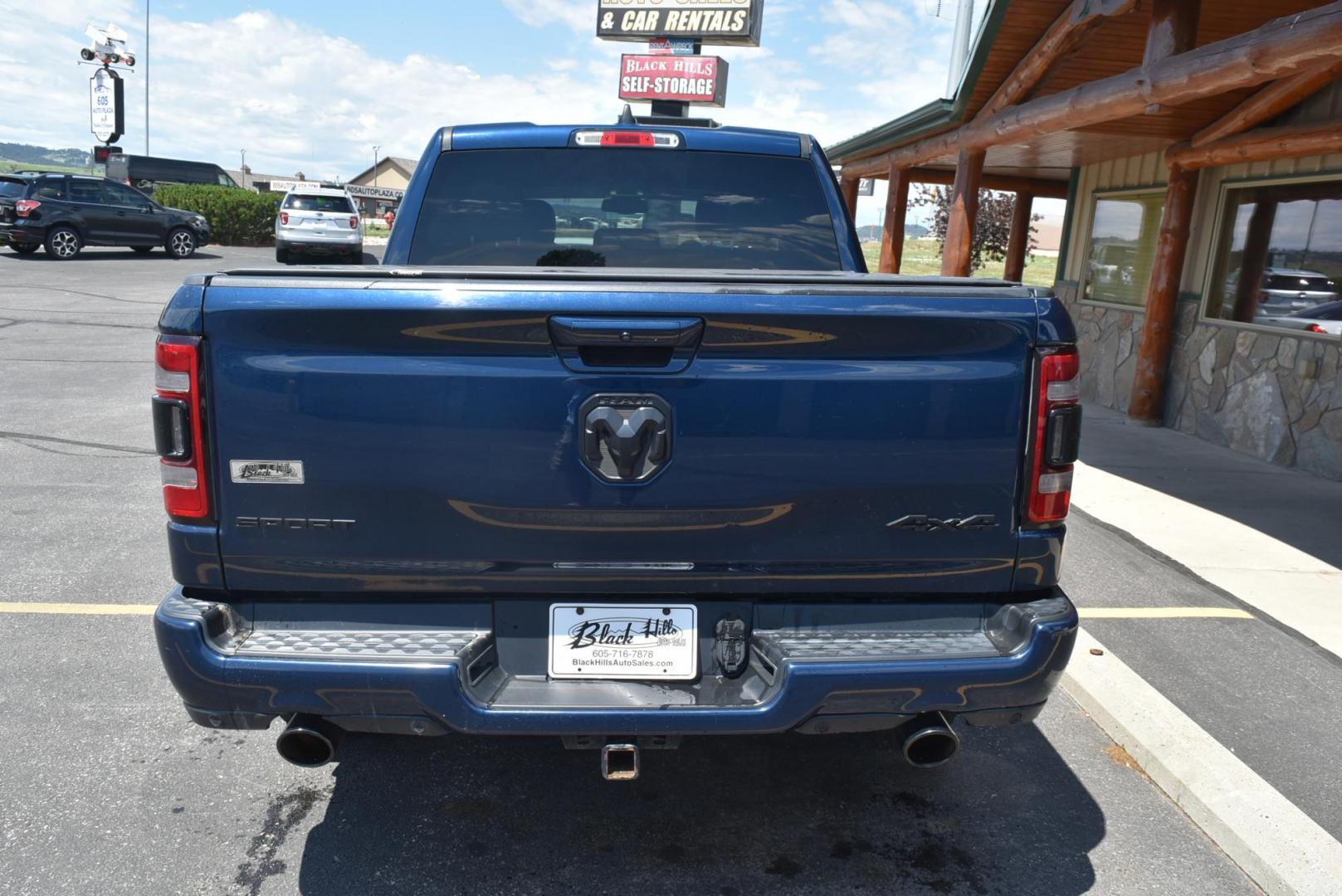 2019 Blue Ram 1500 Rebel (1C6SRFLTXKN) with an 5.7L V-8 "HEMI" engine, 8-Spees Automartic transmission, located at 1600 E Hwy 44, Rapid City, SD, 57703, (605) 716-7878, 44.070232, -103.171410 - Photo#6