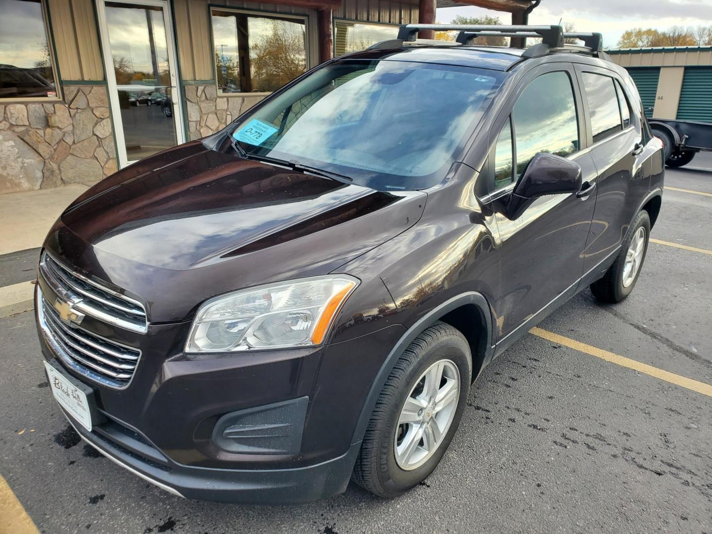 2016 Brown /Black Chevrolet Trax LT (KL7CJPSB9GB) with an 1.4L 4 Cyl Turbo engine, 6-Speed Automatic transmission, located at 1600 E Hwy 44, Rapid City, SD, 57703, (605) 716-7878, 44.070232, -103.171410 - Photo#2