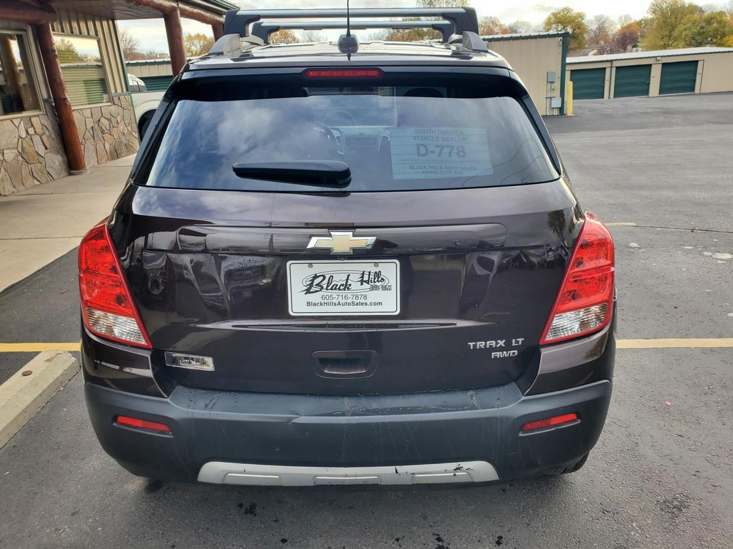 2016 Brown /Black Chevrolet Trax LT (KL7CJPSB9GB) with an 1.4L 4 Cyl Turbo engine, 6-Speed Automatic transmission, located at 1600 E Hwy 44, Rapid City, SD, 57703, (605) 716-7878, 44.070232, -103.171410 - Photo#6
