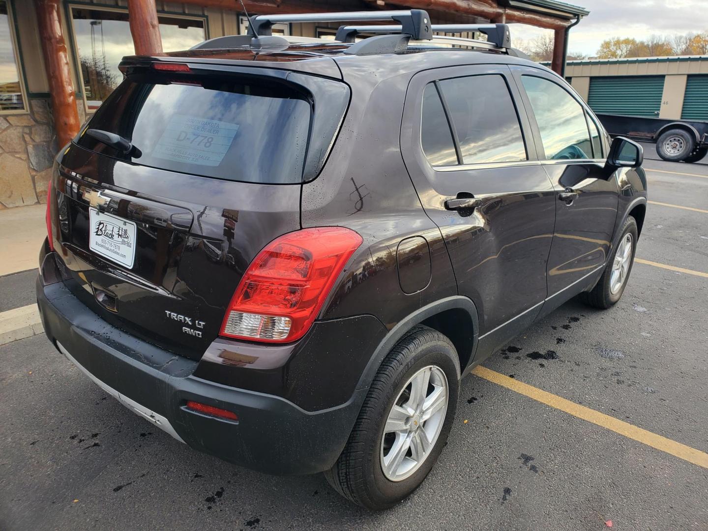 2016 Brown /Black Chevrolet Trax LT (KL7CJPSB9GB) with an 1.4L 4 Cyl Turbo engine, 6-Speed Automatic transmission, located at 1600 E Hwy 44, Rapid City, SD, 57703, (605) 716-7878, 44.070232, -103.171410 - Photo#7