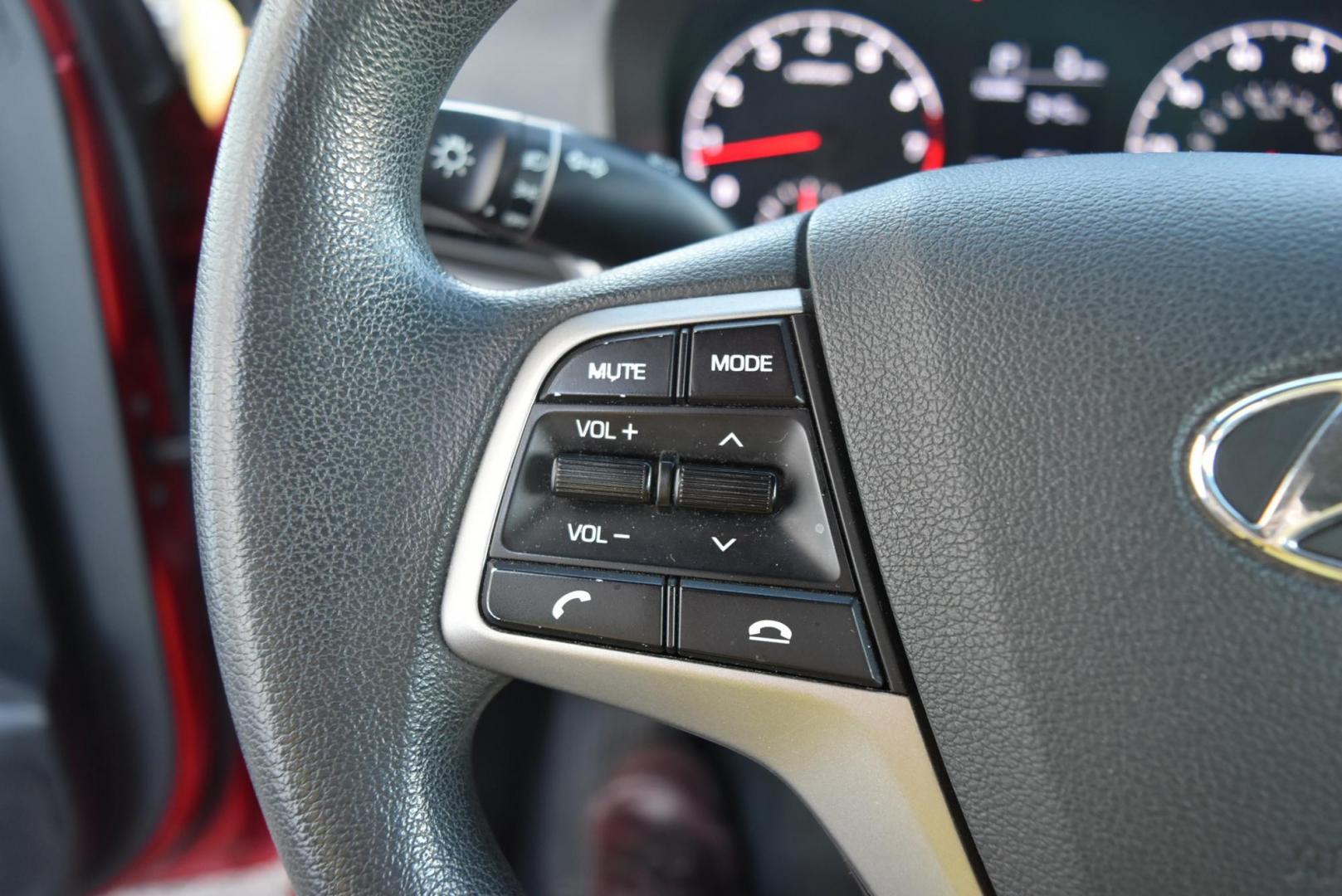 2018 Red /Gray Hyundai Accent SE (3KPC24A36JE) with an 1.6L 4 Cyl engine, 6-Speed Automatic transmission, located at 1600 E Hwy 44, Rapid City, SD, 57703, (605) 716-7878, 44.070232, -103.171410 - Photo#15