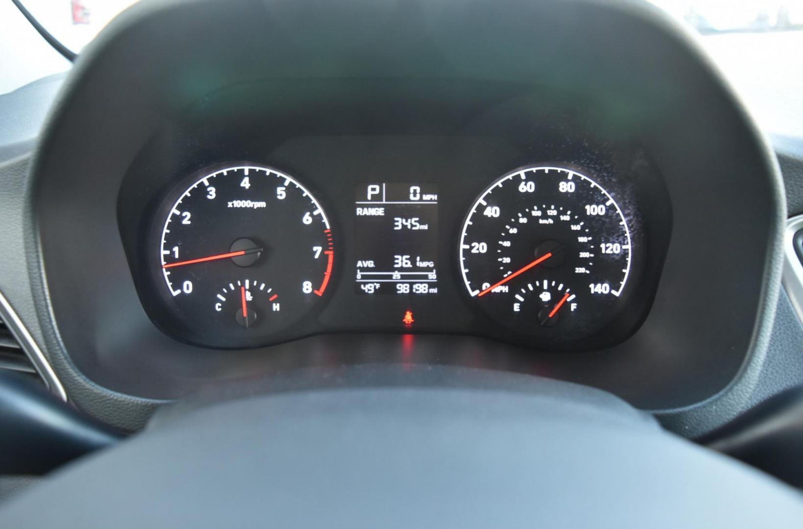 2018 Red /Gray Hyundai Accent SE (3KPC24A36JE) with an 1.6L 4 Cyl engine, 6-Speed Automatic transmission, located at 1600 E Hwy 44, Rapid City, SD, 57703, (605) 716-7878, 44.070232, -103.171410 - Photo#17