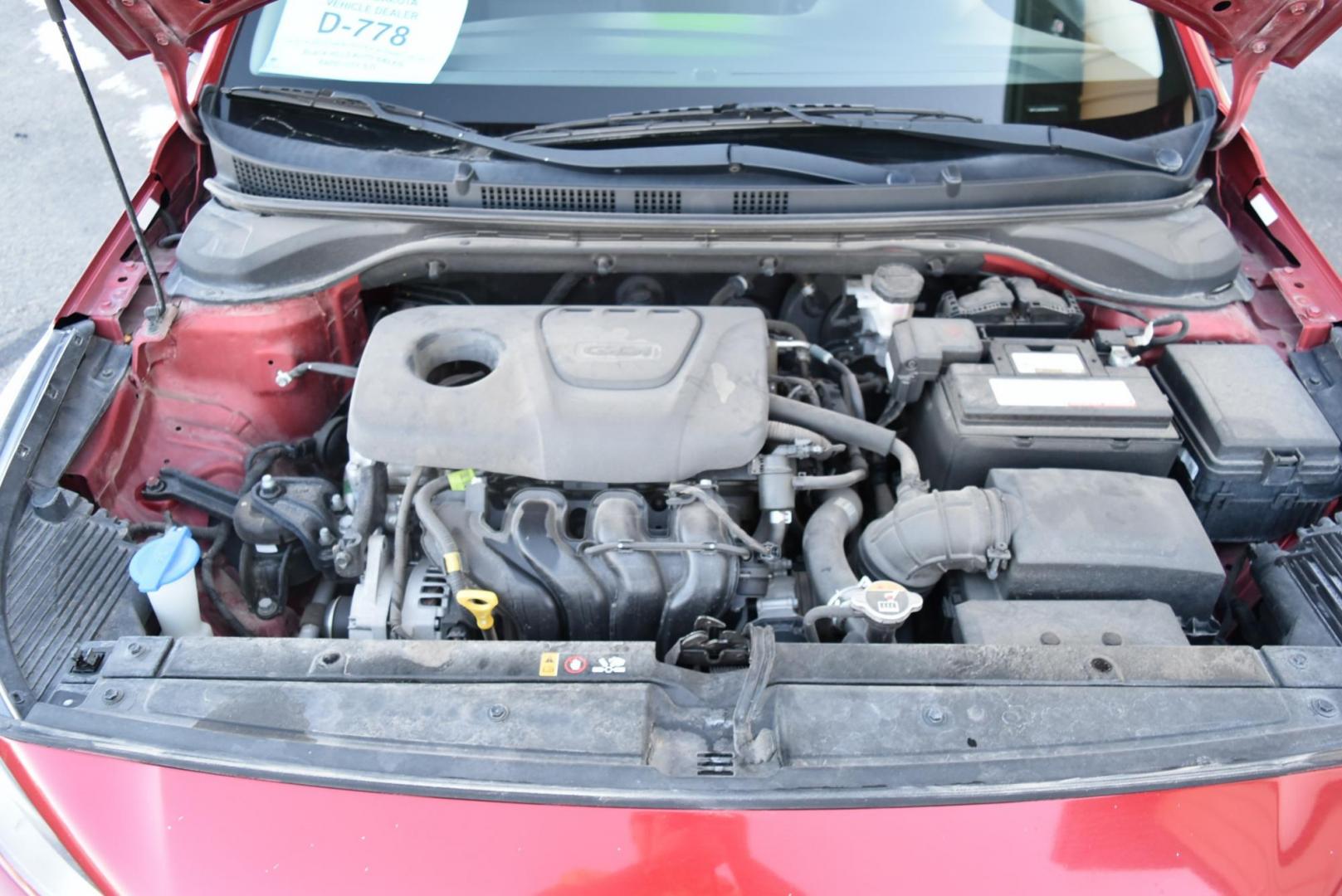 2018 Red /Gray Hyundai Accent SE (3KPC24A36JE) with an 1.6L 4 Cyl engine, 6-Speed Automatic transmission, located at 1600 E Hwy 44, Rapid City, SD, 57703, (605) 716-7878, 44.070232, -103.171410 - Photo#26