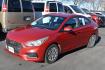 2018 Red /Gray Hyundai Accent SE (3KPC24A36JE) with an 1.6L 4 Cyl engine, 6-Speed Automatic transmission, located at 1600 E Hwy 44, Rapid City, SD, 57703, (605) 716-7878, 44.070232, -103.171410 - Photo#2