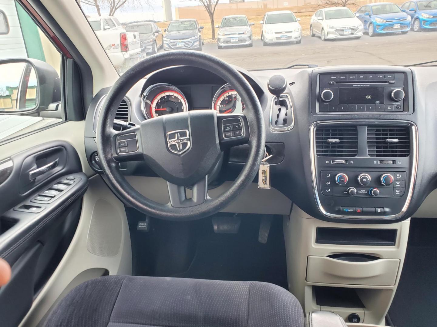 2014 Red /Black Dodge Grand Caravan SE (2C4RDGBG5ER) with an 3.6L V6 24V VVT engine, 6-Speed Automatic transmission, located at 1600 E Hwy 44, Rapid City, SD, 57703, (605) 716-7878, 44.070232, -103.171410 - Photo#13