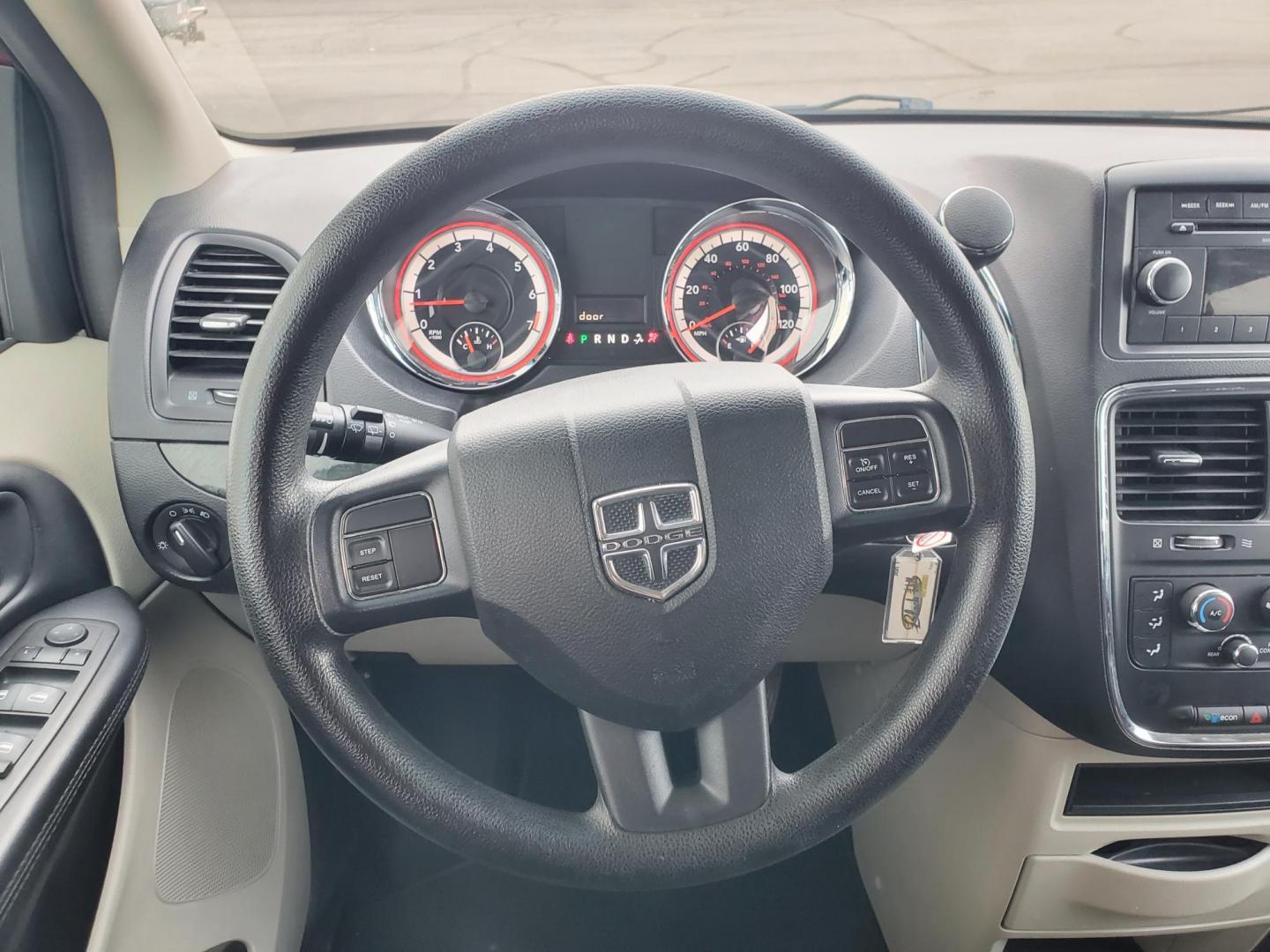 2014 Red /Black Dodge Grand Caravan SE (2C4RDGBG5ER) with an 3.6L V6 24V VVT engine, 6-Speed Automatic transmission, located at 1600 E Hwy 44, Rapid City, SD, 57703, (605) 716-7878, 44.070232, -103.171410 - Photo#15