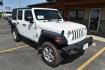 2020 White /Black Jeep Wrangler Sport (1C4HJXDN0LW) with an 2.0L I4 DOHC DI TURBO W/ESS engine, 8-Speed Automatic transmission, located at 1600 E Hwy 44, Rapid City, SD, 57703, (605) 716-7878, 44.070232, -103.171410 - Photo#0