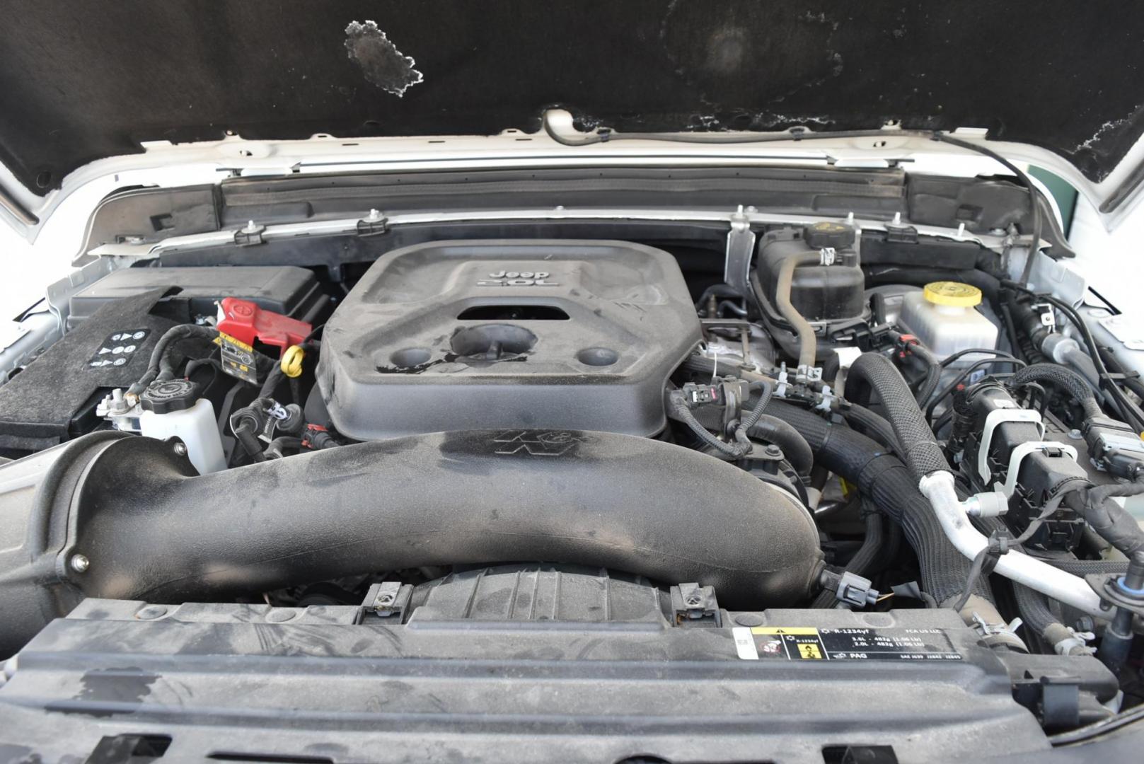2020 White /Black Jeep Wrangler Sport (1C4HJXDN0LW) with an 2.0L I4 DOHC DI TURBO W/ESS engine, 8-Speed Automatic transmission, located at 1600 E Hwy 44, Rapid City, SD, 57703, (605) 716-7878, 44.070232, -103.171410 - Photo#24