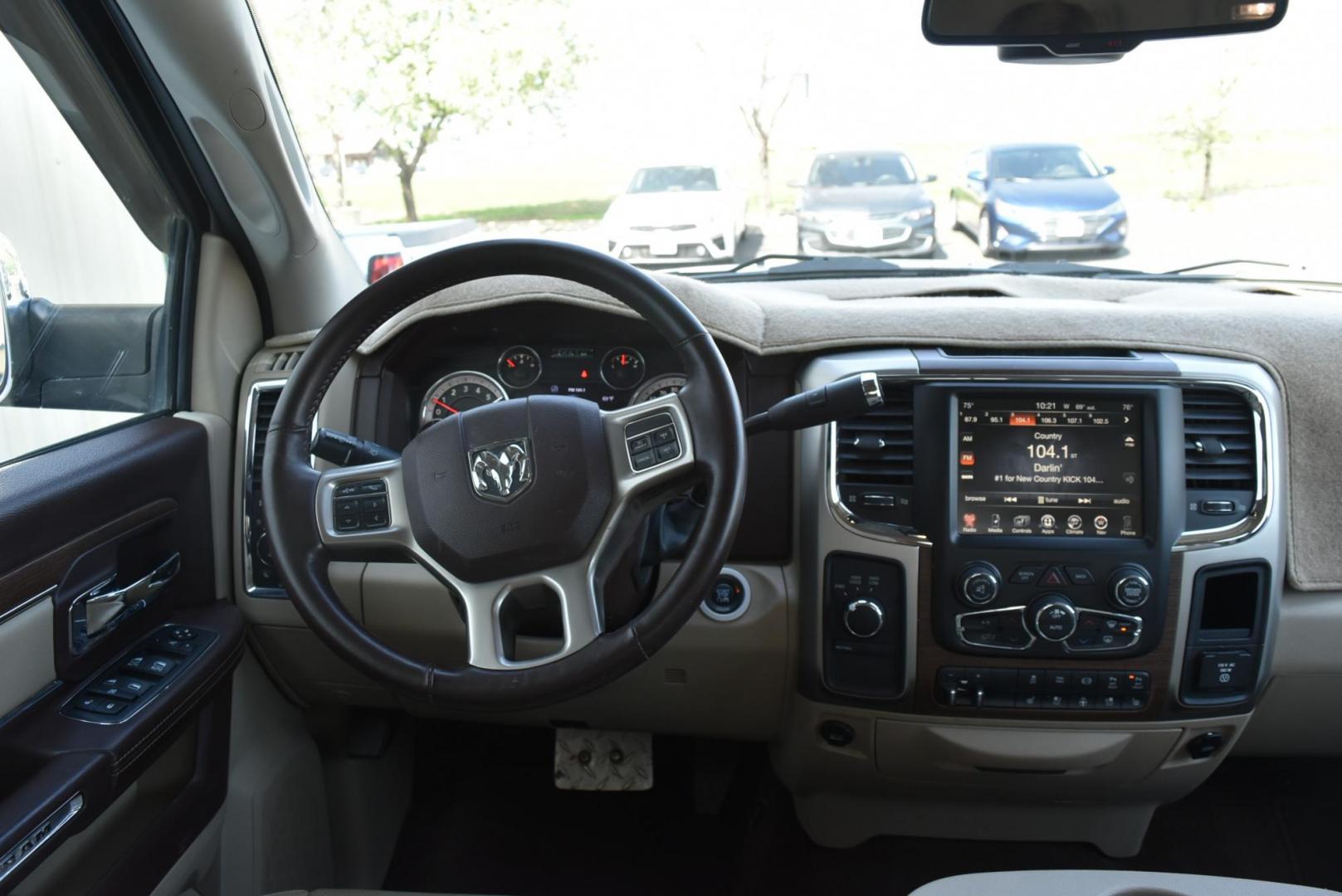 2016 White /Lt Brown Ram 2500 Laramie (3C6UR5FL2GG) with an 6.7L I6 CUMMINS TURBO DIESEL engine, 6-Speed Automatic transmission, located at 1600 E Hwy 44, Rapid City, SD, 57703, (605) 716-7878, 44.070232, -103.171410 - Photo#12