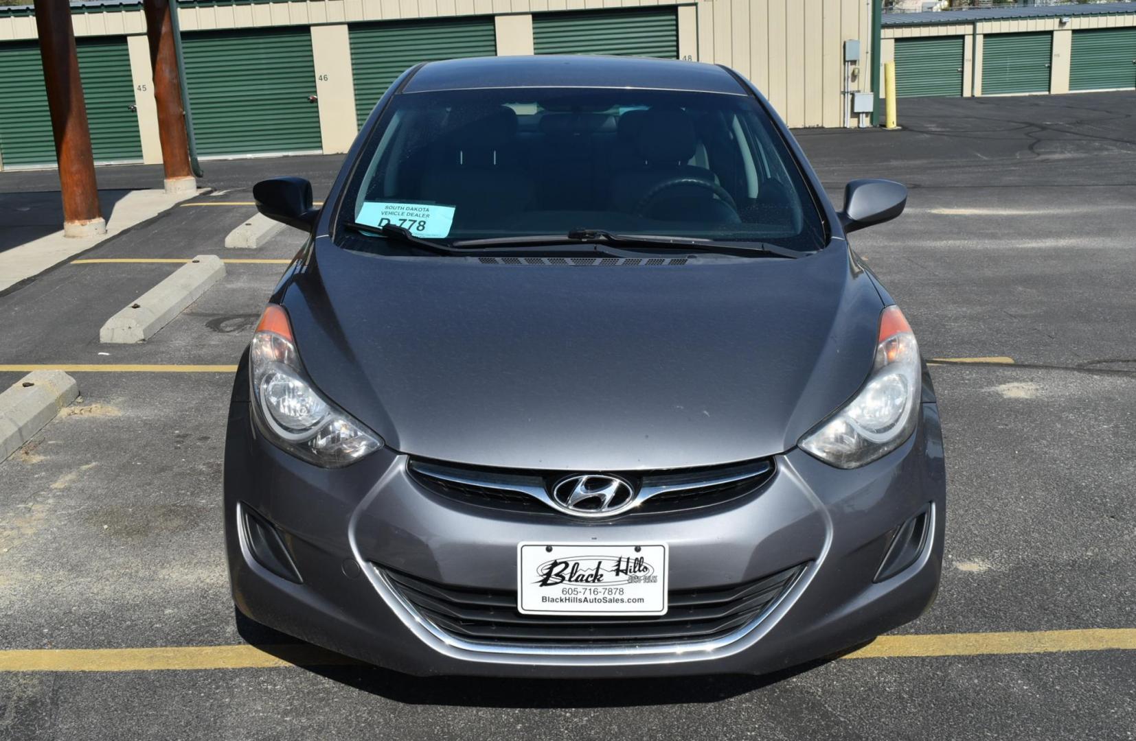 2012 Black /Beige Hyundai Elantra GLS (5NPDH4AE0CH) with an 1.8L 4 Cyl. engine, 6-Speed Automatic transmission, located at 1600 E Hwy 44, Rapid City, SD, 57703, (605) 716-7878, 44.070232, -103.171410 - Photo#1