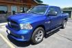 2018 Blue /Black Ram 1500 Express (3C6RR7KT4JG) with an 5.7L V8 HEMI MDS VVT engine, 8-Speed Automatic transmission, located at 1600 E Hwy 44, Rapid City, SD, 57703, (605) 716-7878, 44.070232, -103.171410 - Photo#2