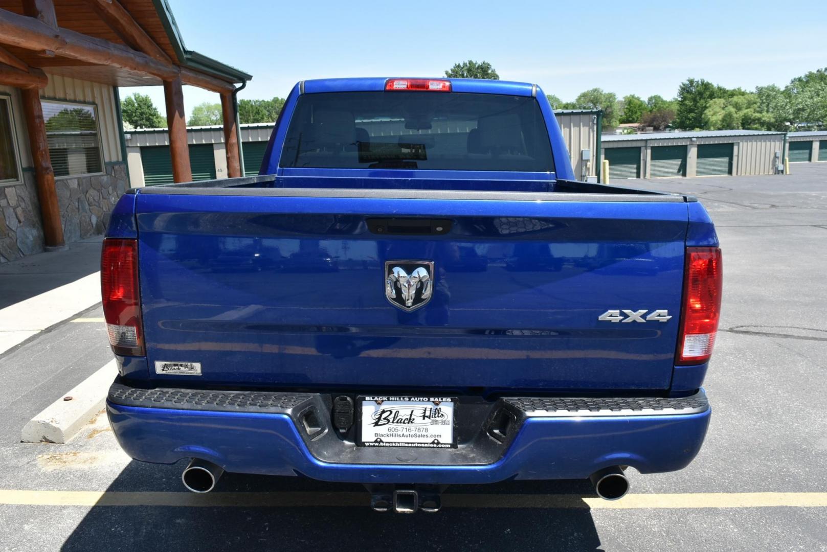 2018 Blue /Black Ram 1500 Express (3C6RR7KT4JG) with an 5.7L V8 HEMI MDS VVT engine, 8-Speed Automatic transmission, located at 1600 E Hwy 44, Rapid City, SD, 57703, (605) 716-7878, 44.070232, -103.171410 - Photo#6