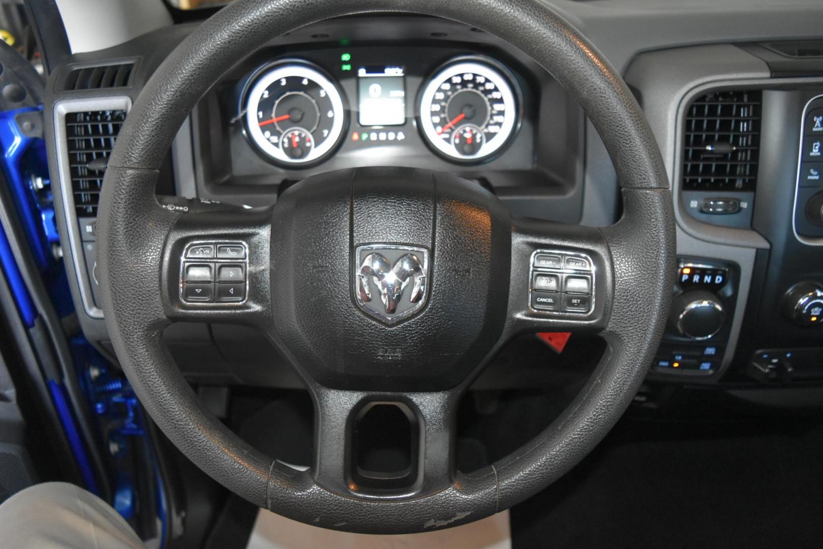 2018 Blue /Black Ram 1500 Express (3C6RR7KT4JG) with an 5.7L V8 HEMI MDS VVT engine, 8-Speed Automatic transmission, located at 1600 E Hwy 44, Rapid City, SD, 57703, (605) 716-7878, 44.070232, -103.171410 - Photo#16