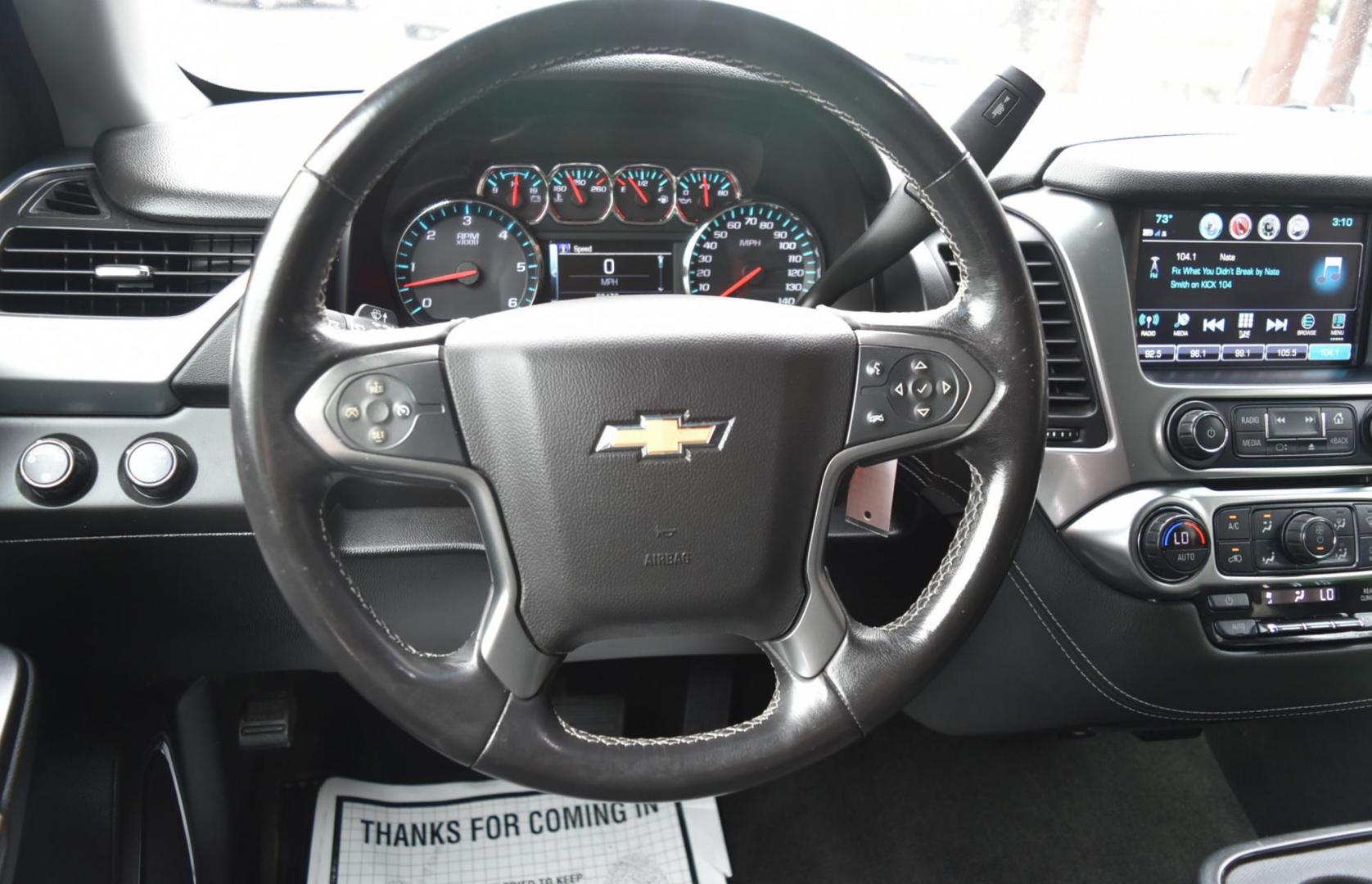 2018 Gray /Black Chevrolet Tahoe LS (1GNSKAECXJR) with an 5.3L V8 OHV 16V engine, 6-Speed Automatic transmission, located at 1600 E Hwy 44, Rapid City, SD, 57703, (605) 716-7878, 44.070232, -103.171410 - Photo#14
