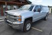 2019 Silver /gray Chevrolet Silverado 2500HD Work Truck Double Cab 4WD (2GC2KREG7K1) with an VORTEC 6.0L VARIABLE VALVE TIMING V8 SFI engine, 6-Speed Automatic, Heavy-Duty, Electronically Controlled transmission, located at 1600 E Hwy 44, Rapid City, SD, 57703, (605) 716-7878, 44.070232, -103.171410 - Photo#2