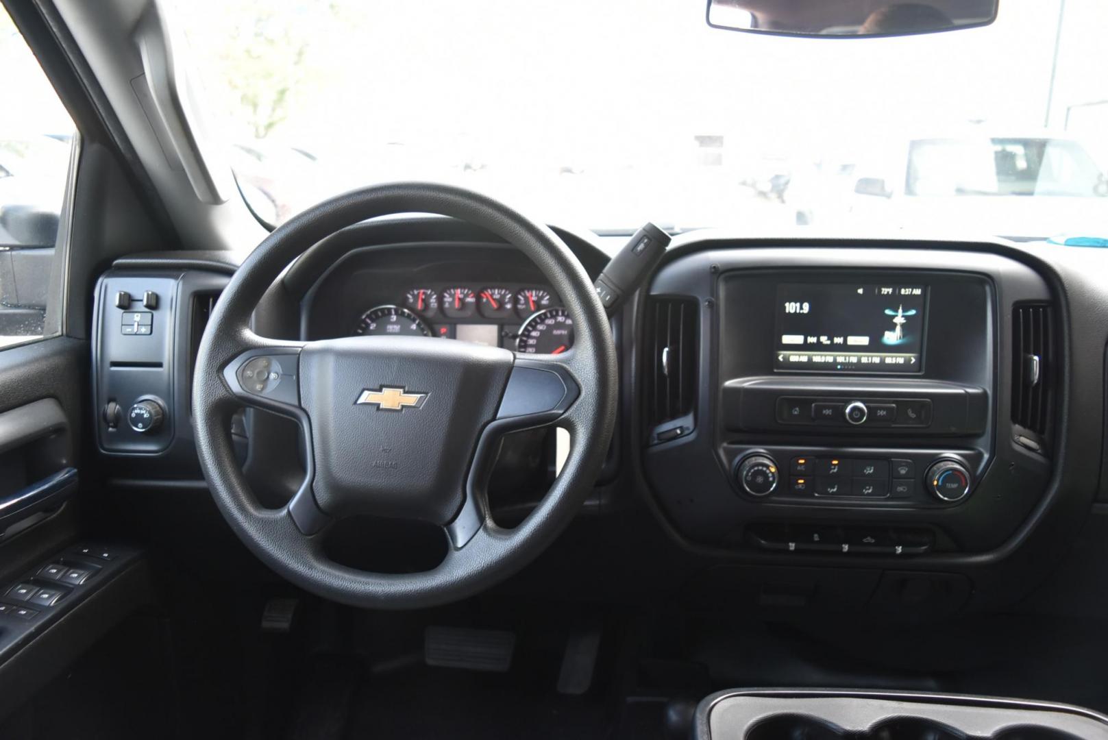 2019 Silver /gray Chevrolet Silverado 2500HD Work Truck Double Cab 4WD (2GC2KREG7K1) with an VORTEC 6.0L VARIABLE VALVE TIMING V8 SFI engine, 6-Speed Automatic, Heavy-Duty, Electronically Controlled transmission, located at 1600 E Hwy 44, Rapid City, SD, 57703, (605) 716-7878, 44.070232, -103.171410 - Photo#12