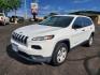 2016 White /Tan Jeep Cherokee Sport 4WD (1C4PJMAB2GW) with an 2.4L L4 DOHC 16V engine, 9-Speed Automatic transmission, located at 1600 E Hwy 44, Rapid City, SD, 57703, (605) 716-7878, 44.070232, -103.171410 - Photo#0