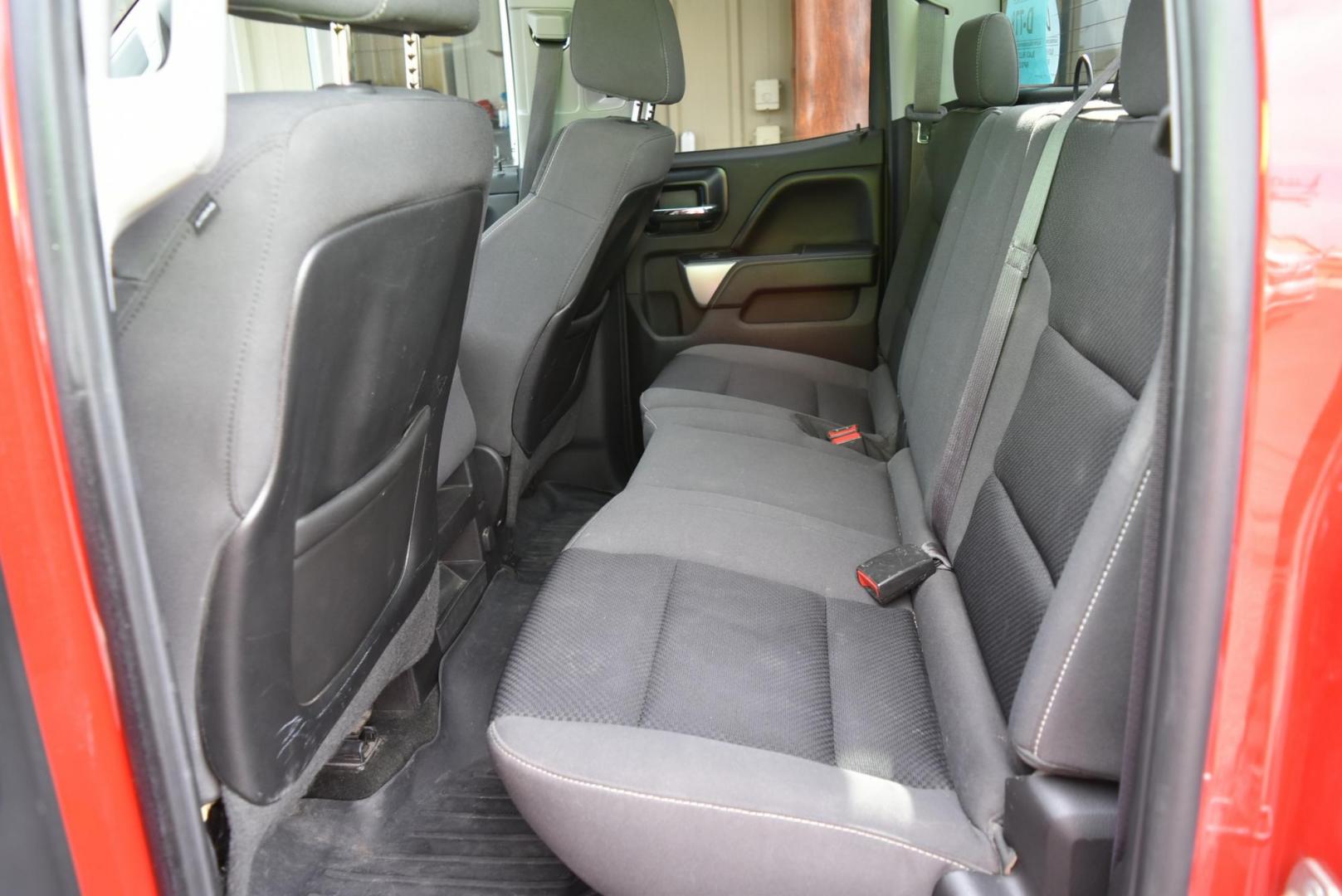 2014 Red /black Chevrolet Silverado 1500 1LT Double Cab 4WD (1GCVKREC1EZ) with an 5.3L V8 OHV 16V engine, 6-Speed Automatic transmission, located at 1600 E Hwy 44, Rapid City, SD, 57703, (605) 716-7878, 44.070232, -103.171410 - very nice local trade in, Double cab with 4 doors - Photo#11
