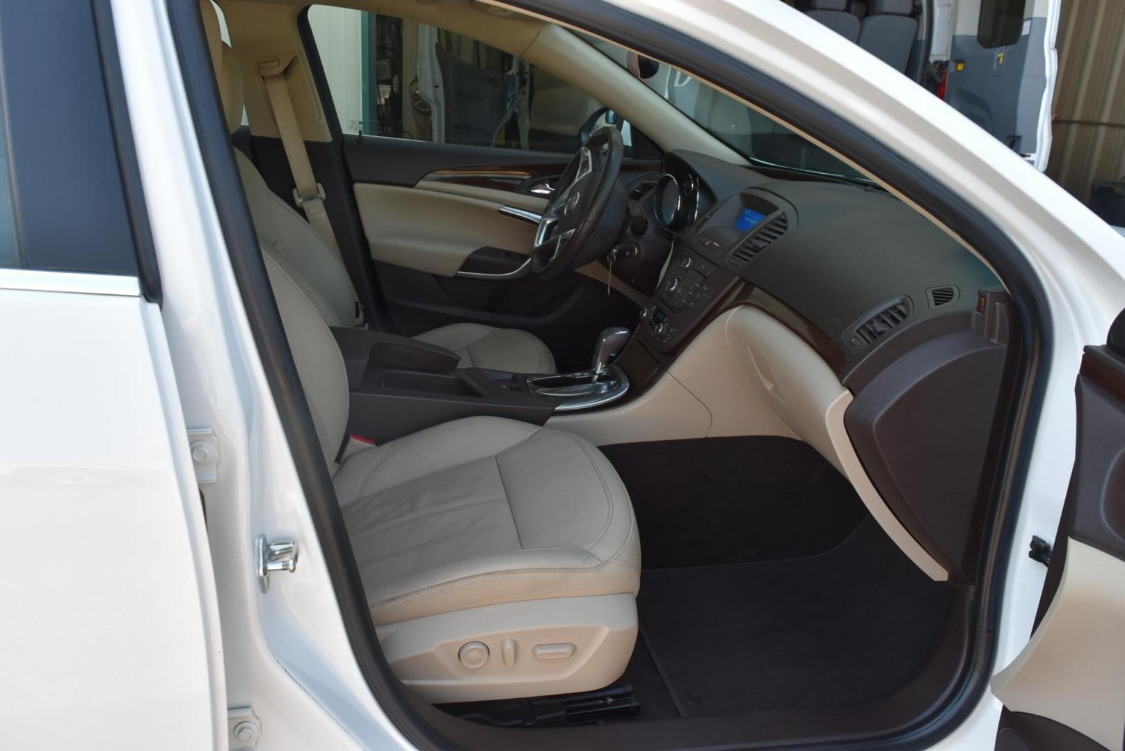 2011 White Buick Regal CXL Turbo - 2XT (W04GW5EV6B1) with an 2.2L L4 DOHC 16V TURBO engine, 6-Speed Automatic, Aisin Warner, Electronically Controlled With Overdrive transmission, located at 1600 E Hwy 44, Rapid City, SD, 57703, (605) 716-7878, 44.070232, -103.171410 - Photo#11