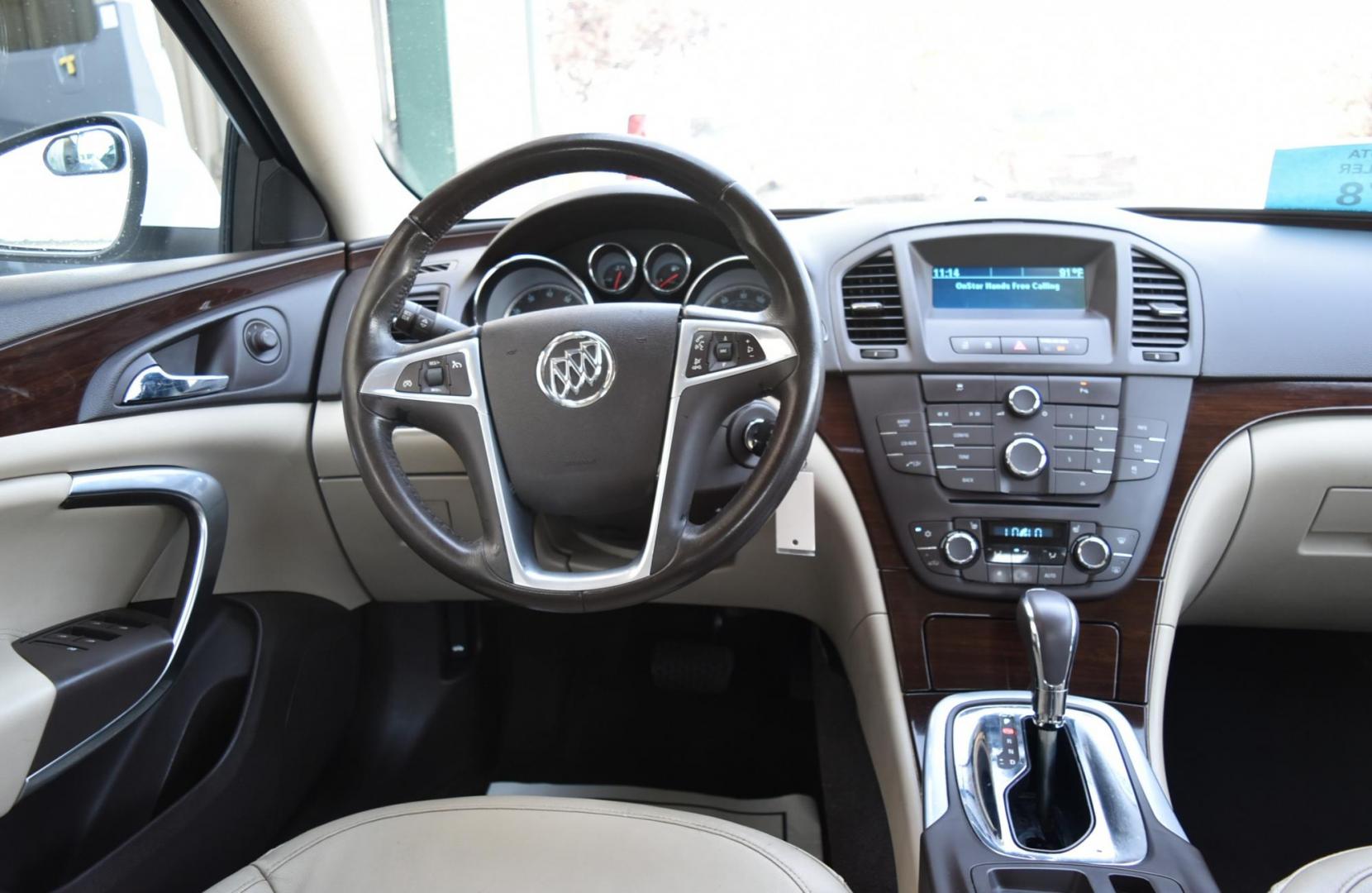 2011 White Buick Regal CXL Turbo - 2XT (W04GW5EV6B1) with an 2.2L L4 DOHC 16V TURBO engine, 6-Speed Automatic, Aisin Warner, Electronically Controlled With Overdrive transmission, located at 1600 E Hwy 44, Rapid City, SD, 57703, (605) 716-7878, 44.070232, -103.171410 - Photo#14