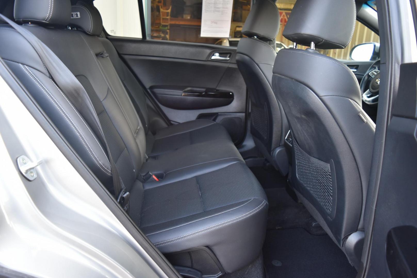 2020 Gray /Black Kia Sportage S (KNDP6CACXL7) with an 2.4L 4 Cyl engine, 6-Speed Automatic w/ Overdrive transmission, located at 1600 E Hwy 44, Rapid City, SD, 57703, (605) 716-7878, 44.070232, -103.171410 - Very nice local unit, Leather , Moonroof, fully loaded - Photo#11