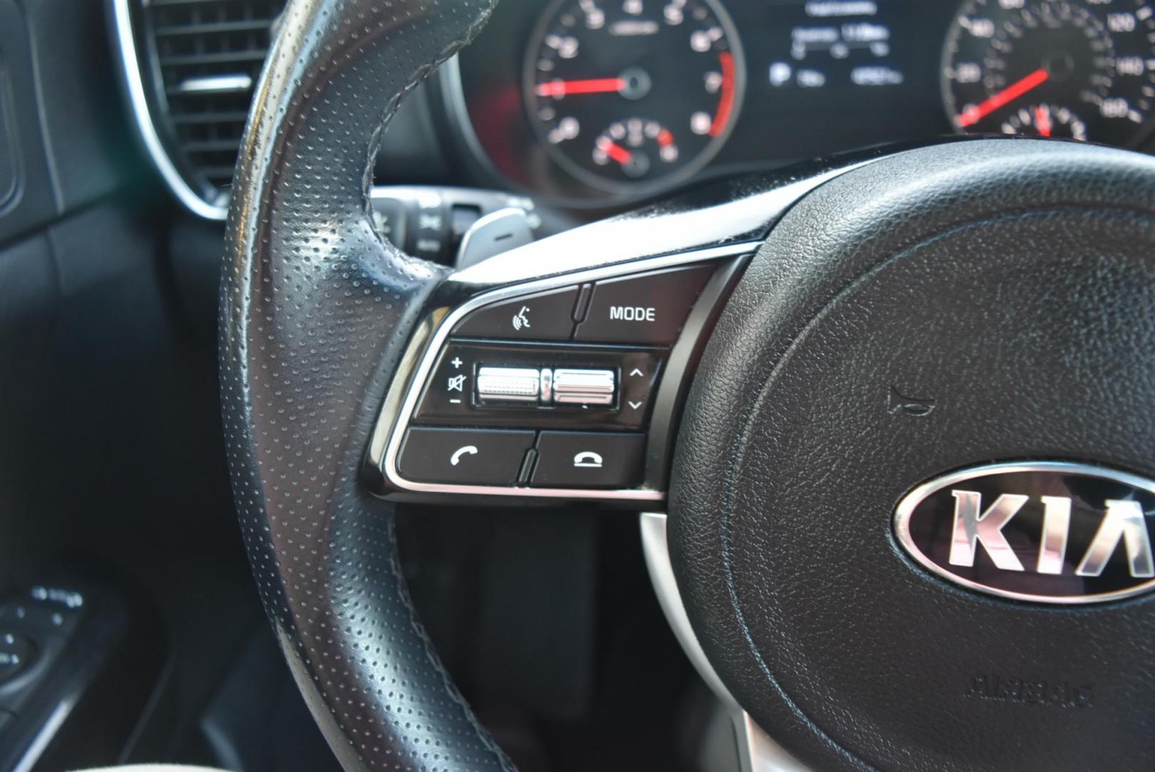 2020 Gray /Black Kia Sportage S (KNDP6CACXL7) with an 2.4L 4 Cyl engine, 6-Speed Automatic w/ Overdrive transmission, located at 1600 E Hwy 44, Rapid City, SD, 57703, (605) 716-7878, 44.070232, -103.171410 - Very nice local unit, Leather , Moonroof, fully loaded - Photo#16