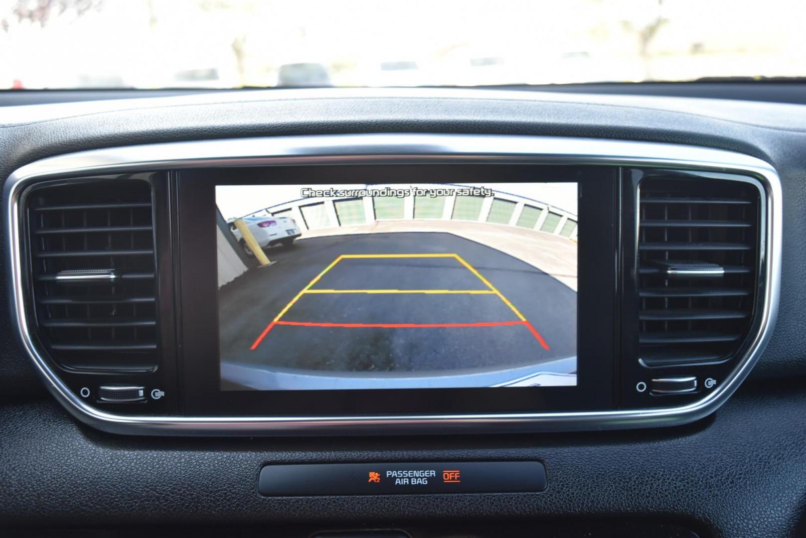 2020 Gray /Black Kia Sportage S (KNDP6CACXL7) with an 2.4L 4 Cyl engine, 6-Speed Automatic w/ Overdrive transmission, located at 1600 E Hwy 44, Rapid City, SD, 57703, (605) 716-7878, 44.070232, -103.171410 - Very nice local unit, Leather , Moonroof, fully loaded - Photo#20