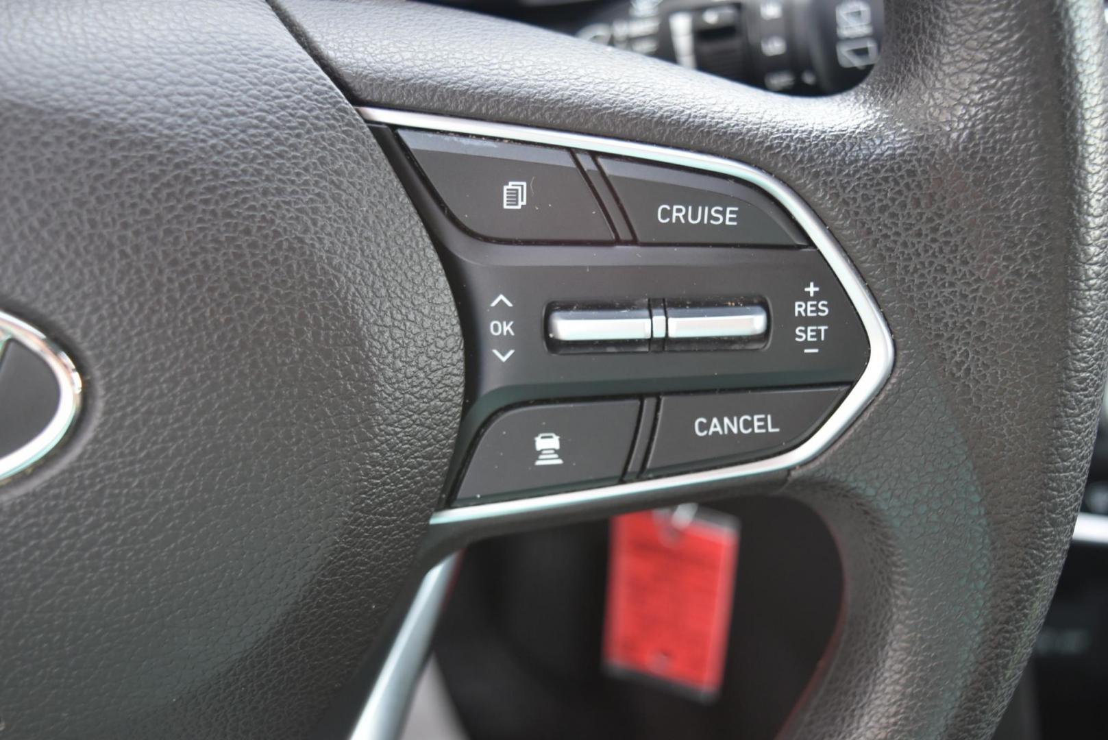 2020 Orange /Black Hyundai Santa Fe SE (5NMS2CAD7LH) with an 2.4L L4 DOHC 16V engine, 8-Speed Automatic w/ Overdrive transmission, located at 1600 E Hwy 44, Rapid City, SD, 57703, (605) 716-7878, 44.070232, -103.171410 - Photo#18