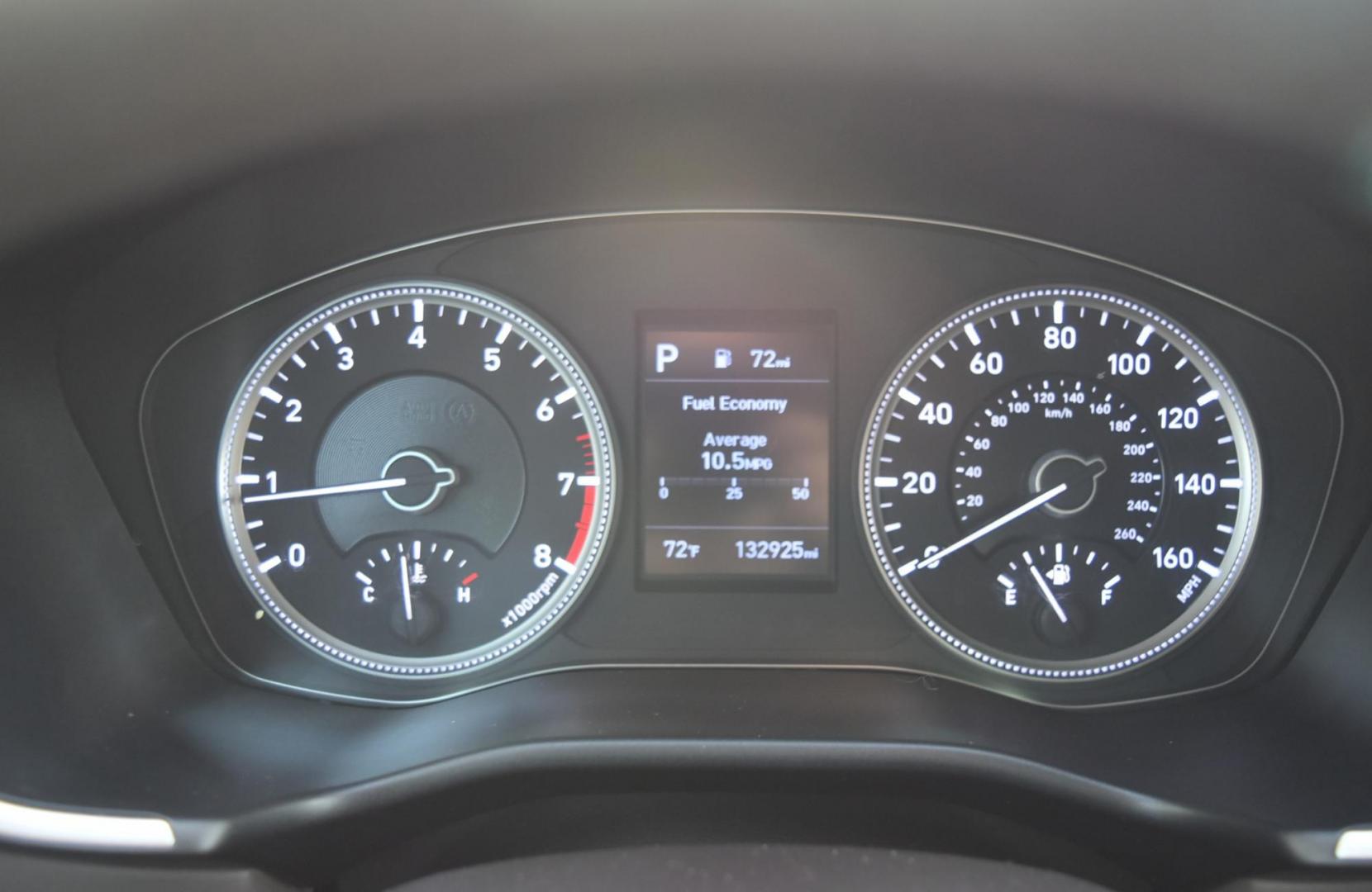 2020 Orange /Black Hyundai Santa Fe SE (5NMS2CAD7LH) with an 2.4L L4 DOHC 16V engine, 8-Speed Automatic w/ Overdrive transmission, located at 1600 E Hwy 44, Rapid City, SD, 57703, (605) 716-7878, 44.070232, -103.171410 - Photo#19